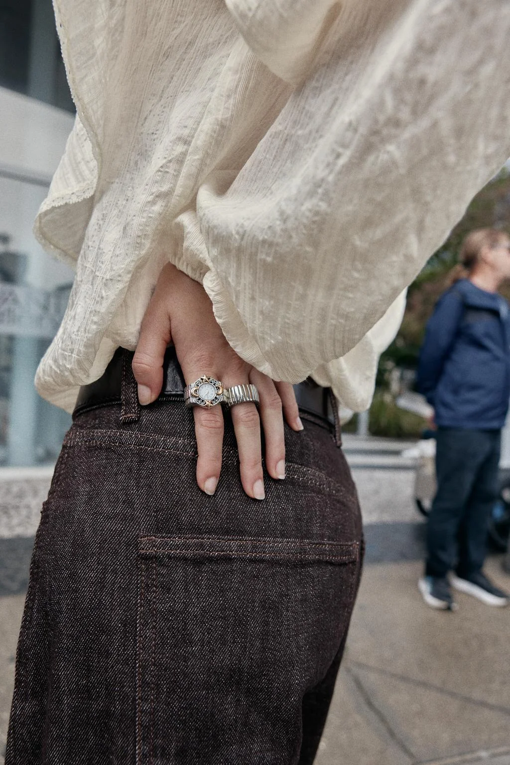 Набор из 2 сетчатых колец для часов