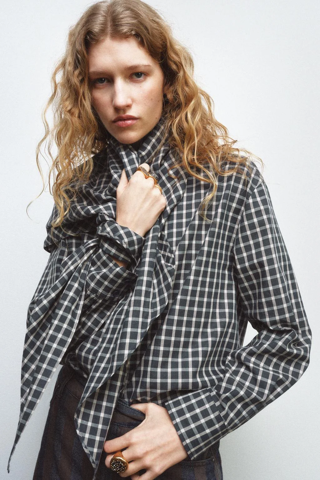 Блестящее печатное кольцо