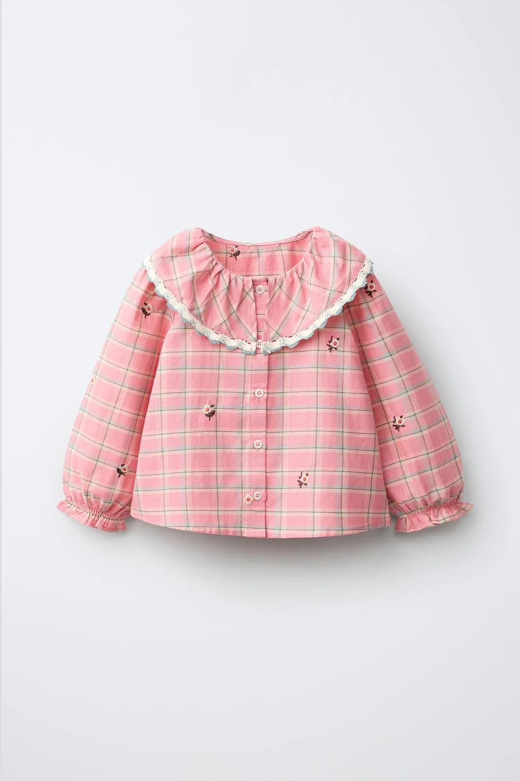 EMBROIDERED CHECK SHIRT