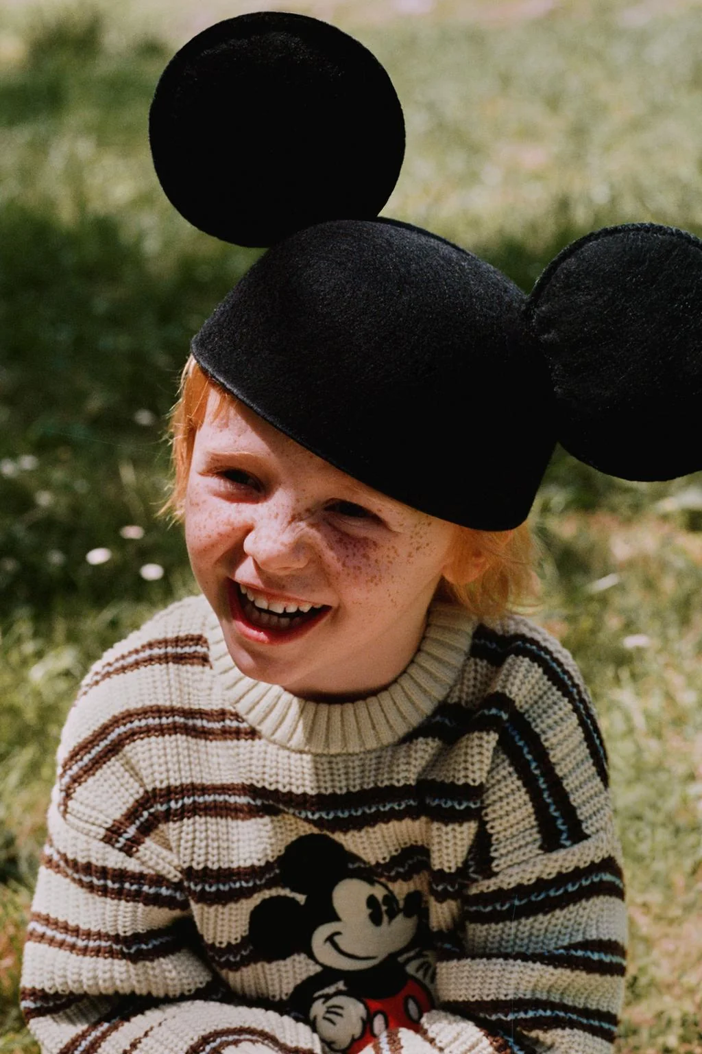 MICKEY MOUSE © DISNEY STRIPED KNIT JUMPER