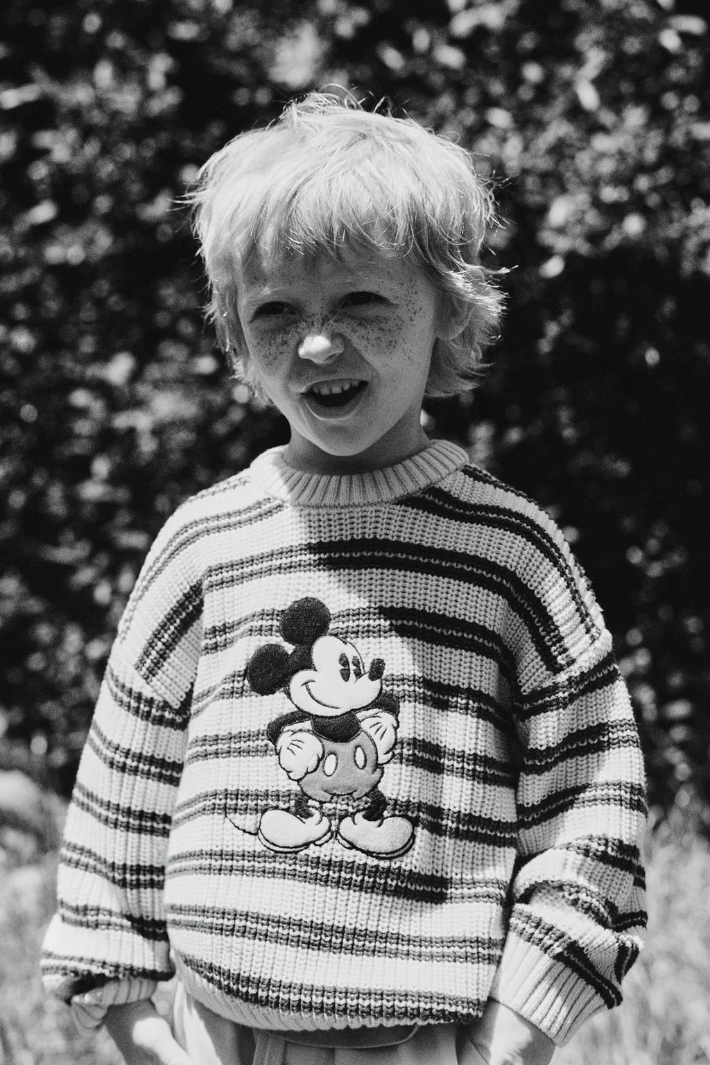 MICKEY MOUSE © DISNEY STRIPED KNIT JUMPER