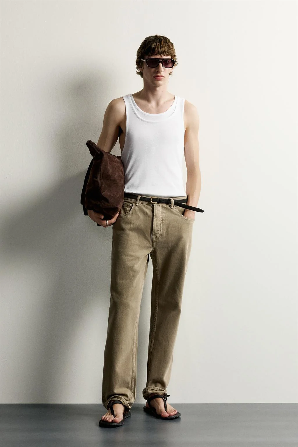 DOUBLE-TRIM TANK TOP