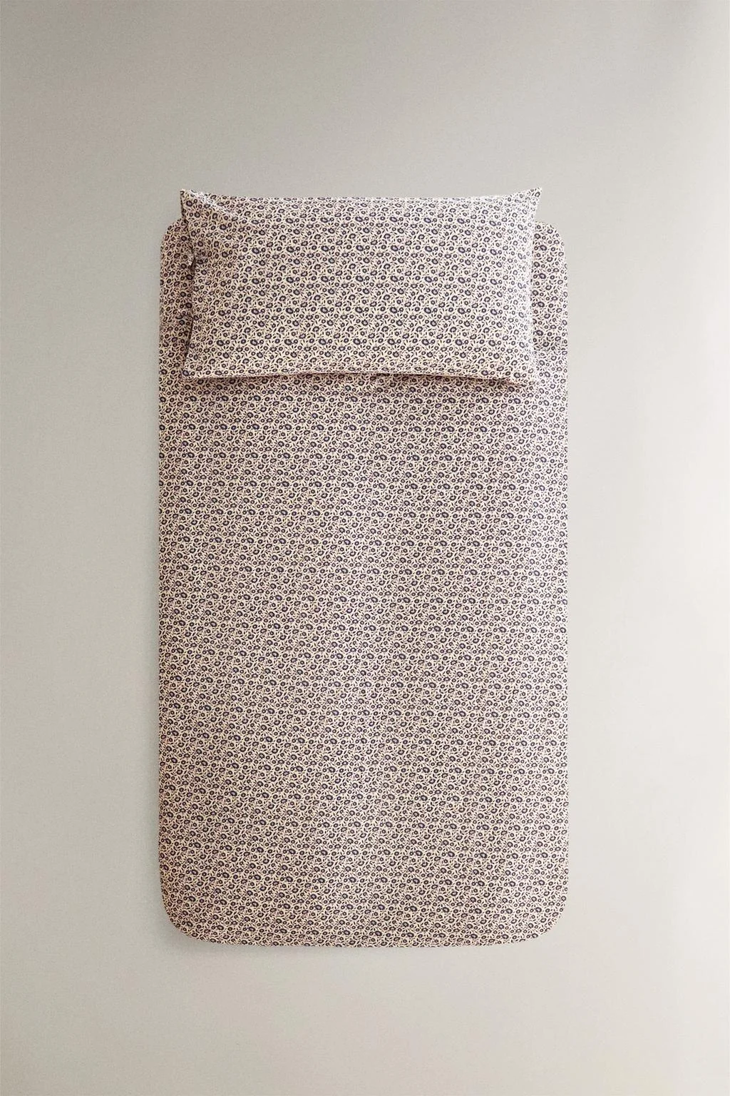 Детская цветочная хлопковая наволочка для одеяла