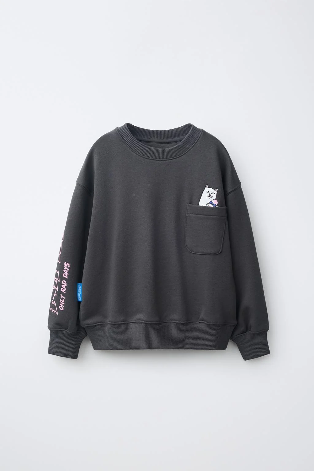 Свитшот Ripndip © x Zara Kids с логотипом