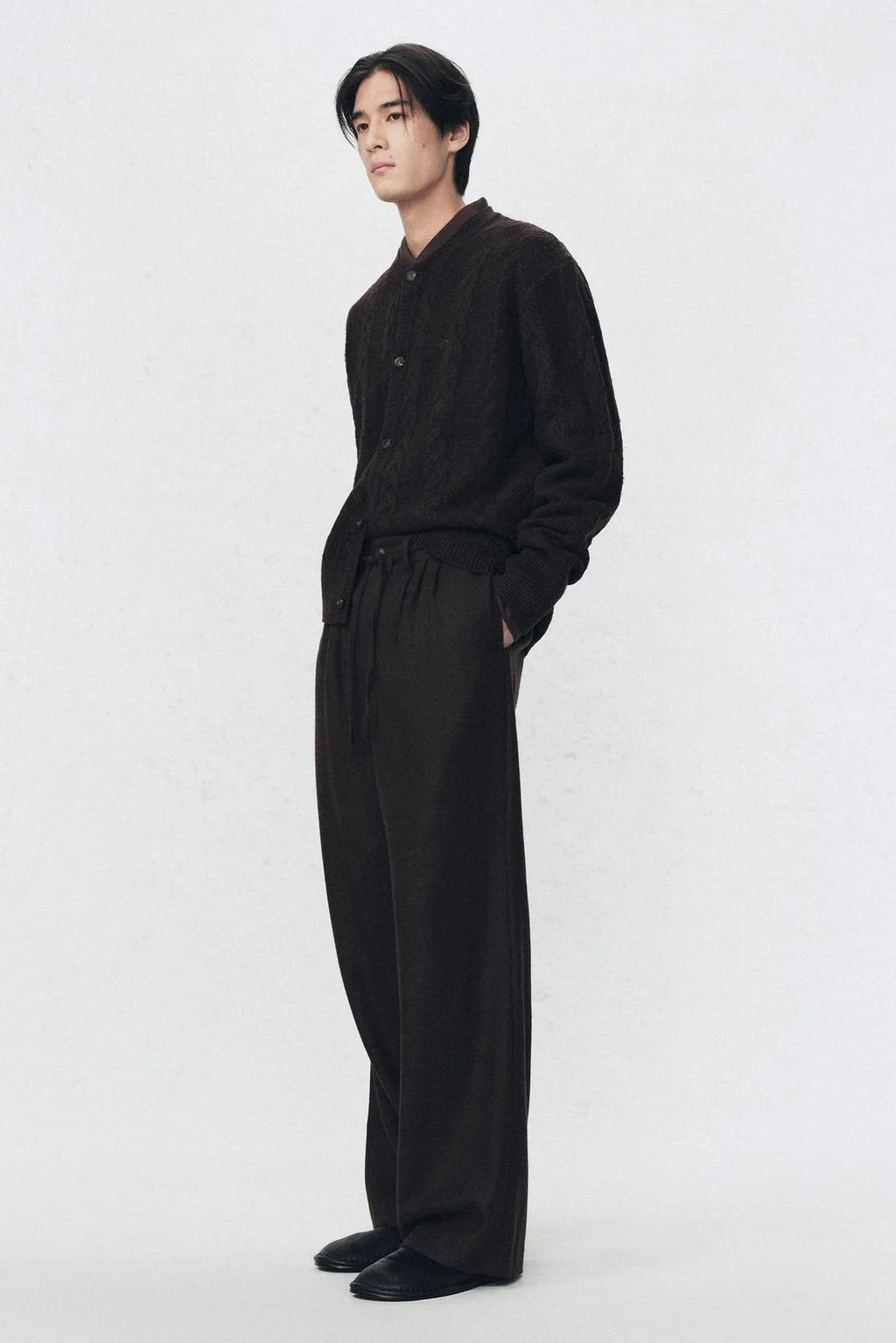 Вязаный шерстяной кардиган SOSHIOTSUKI x ZARA