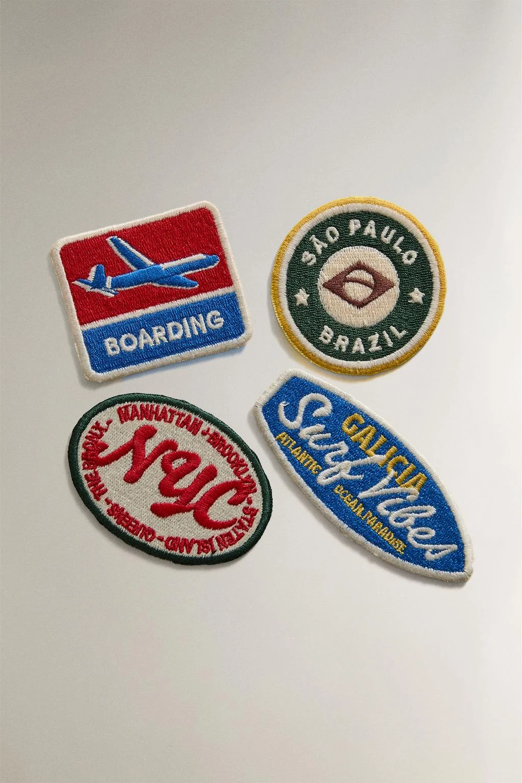 Набор нашивок для путешествий (набор из 4) — Путешествия