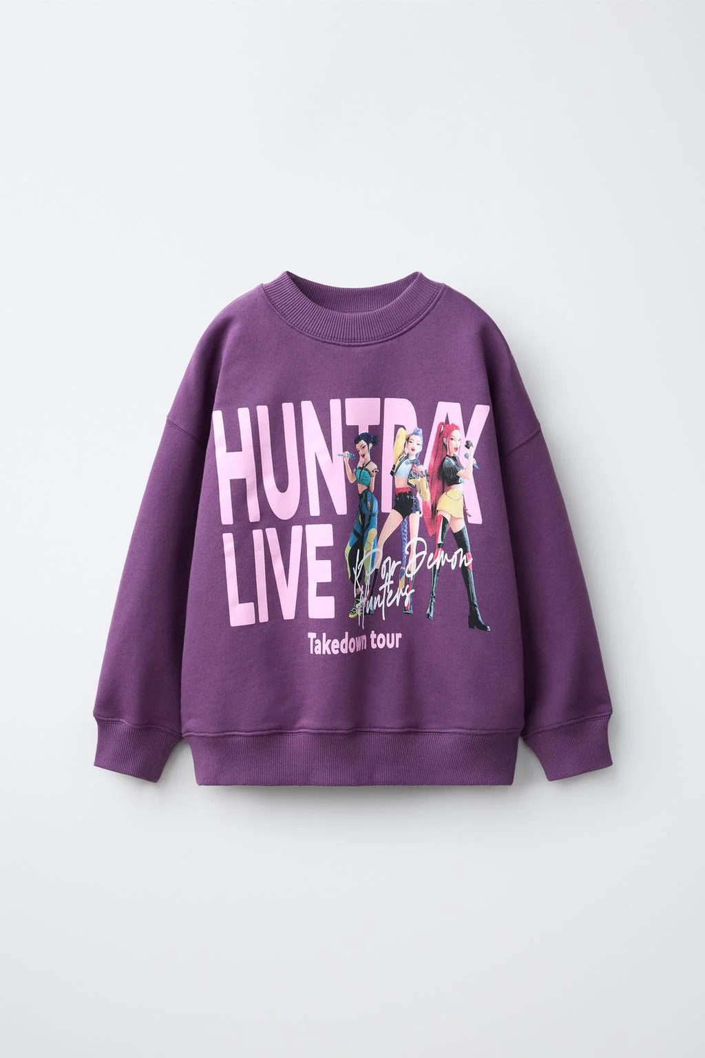 Свитшот с принтом Kpop Demon Hunters™ Netflix ©