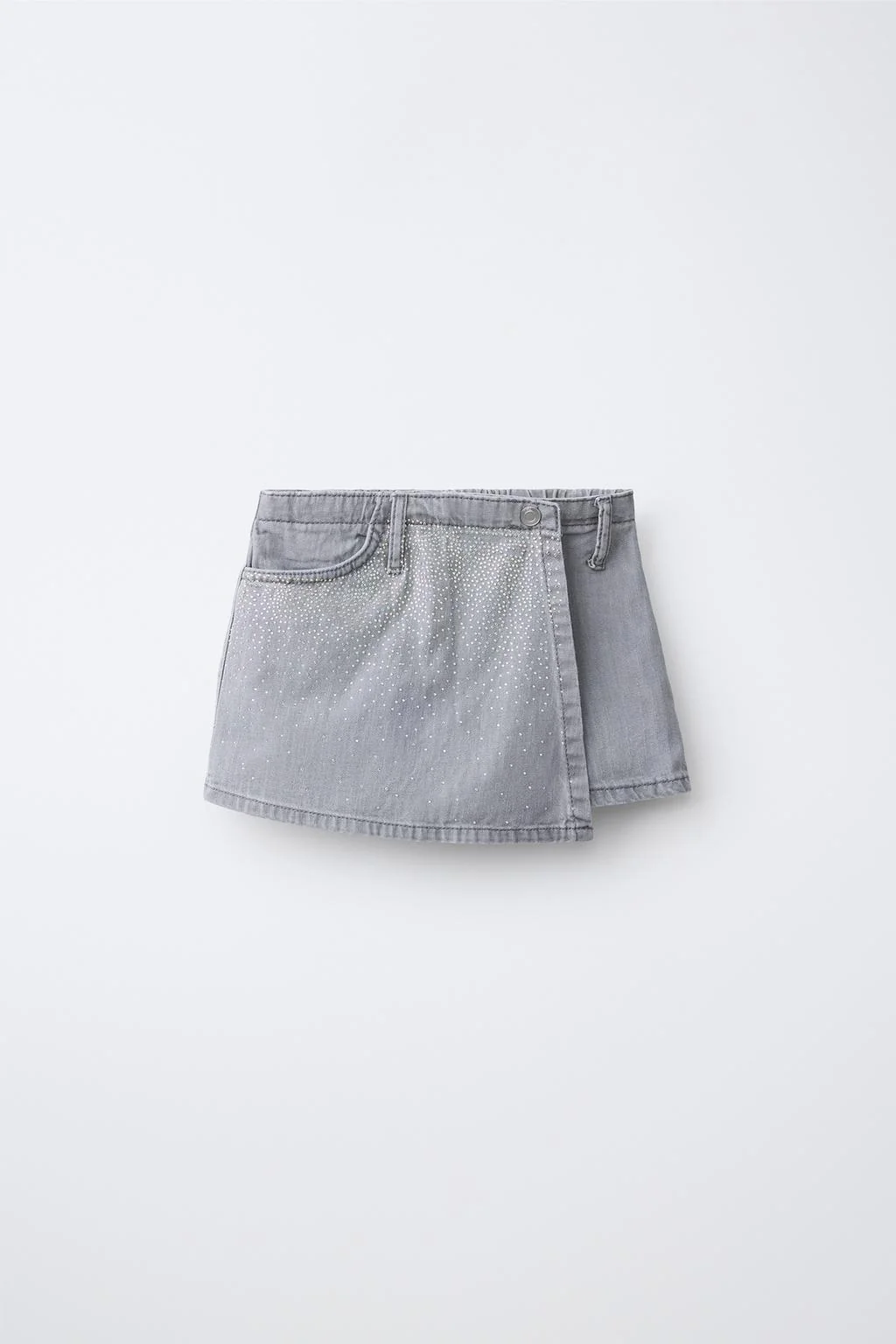 SPARKLING DENIM BERMUDA SKORT