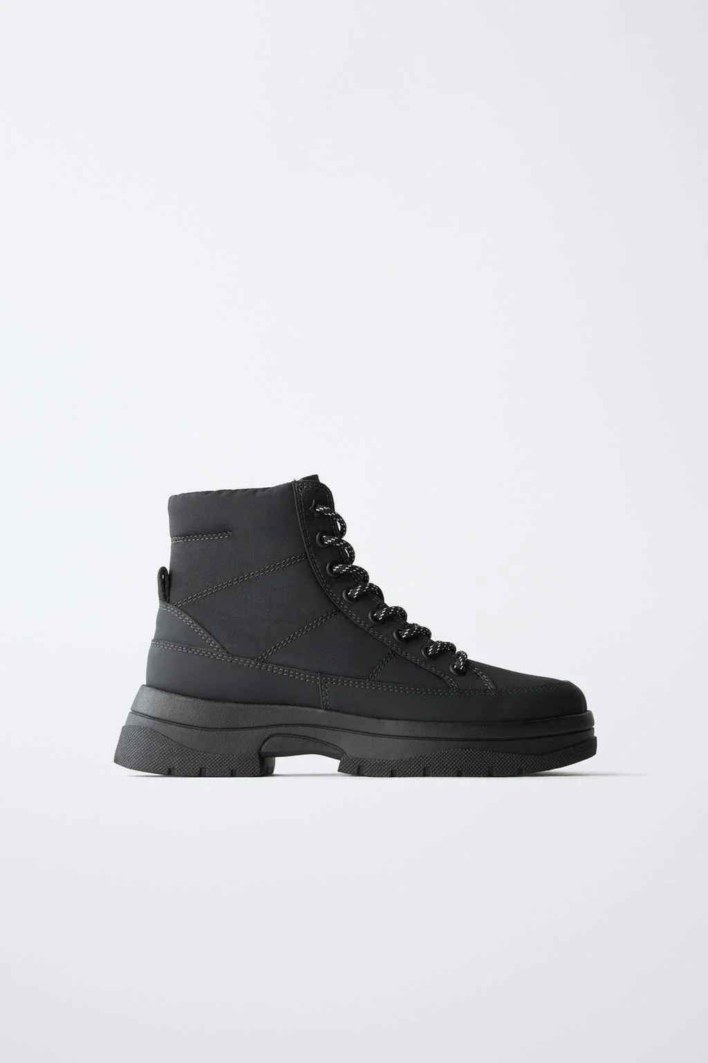 QUILTED HIGH-TOP SNEAKERS
