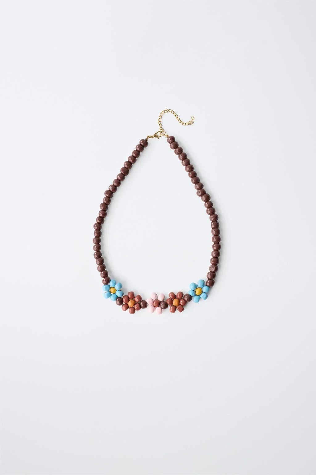 FLORAL BEADED NECKLACE