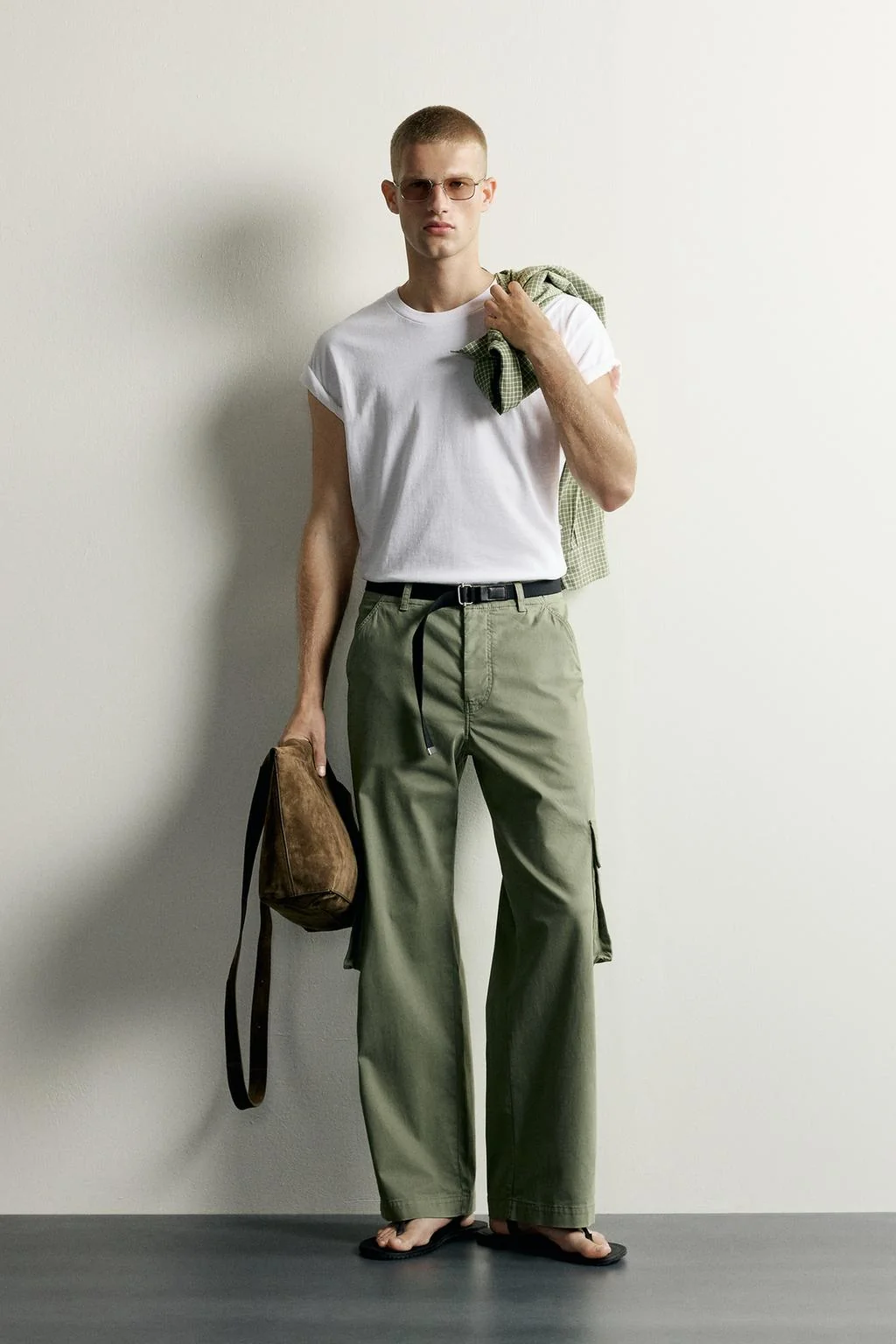 Брюки relaxed fit cargo