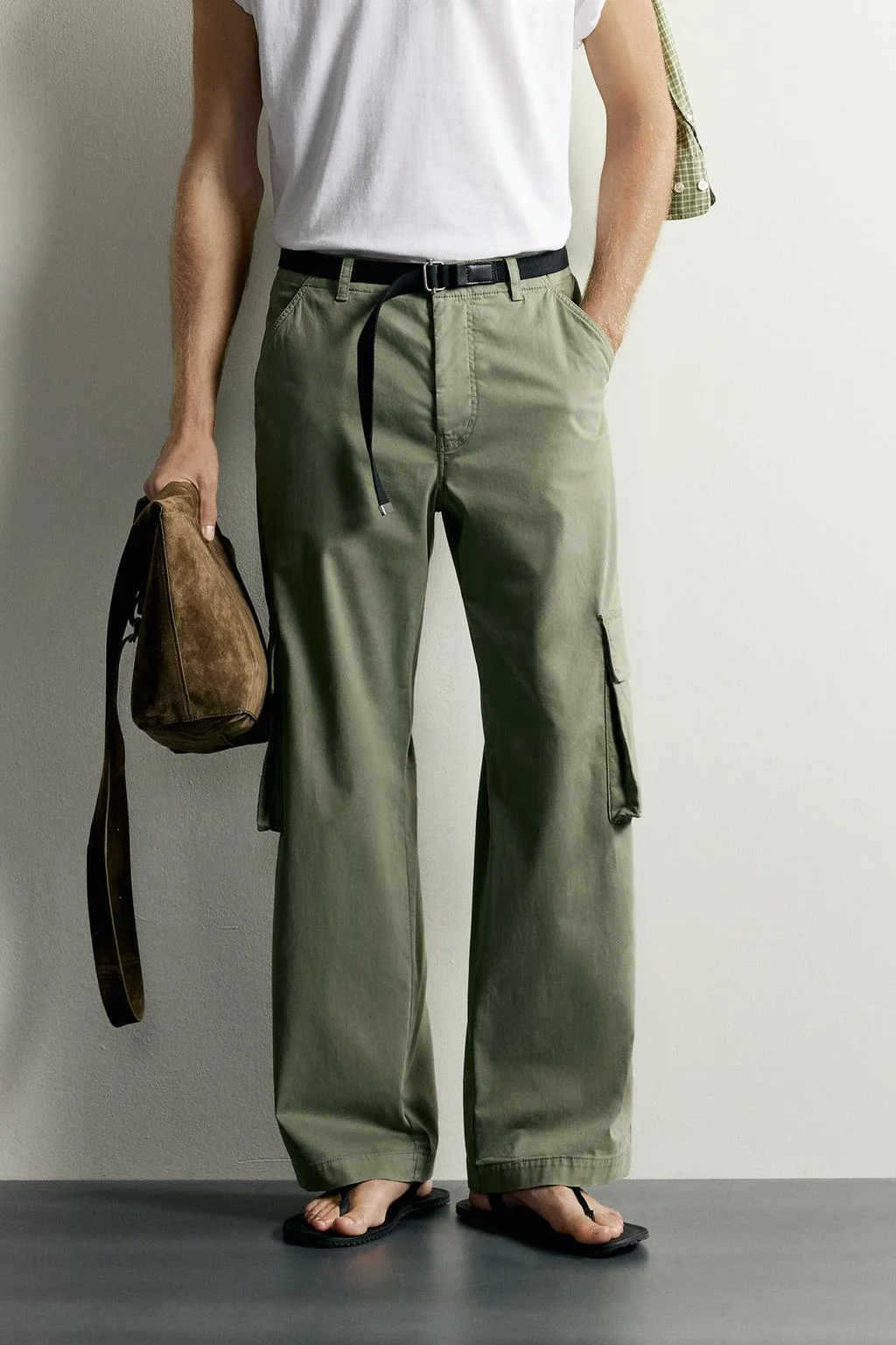Брюки relaxed fit cargo