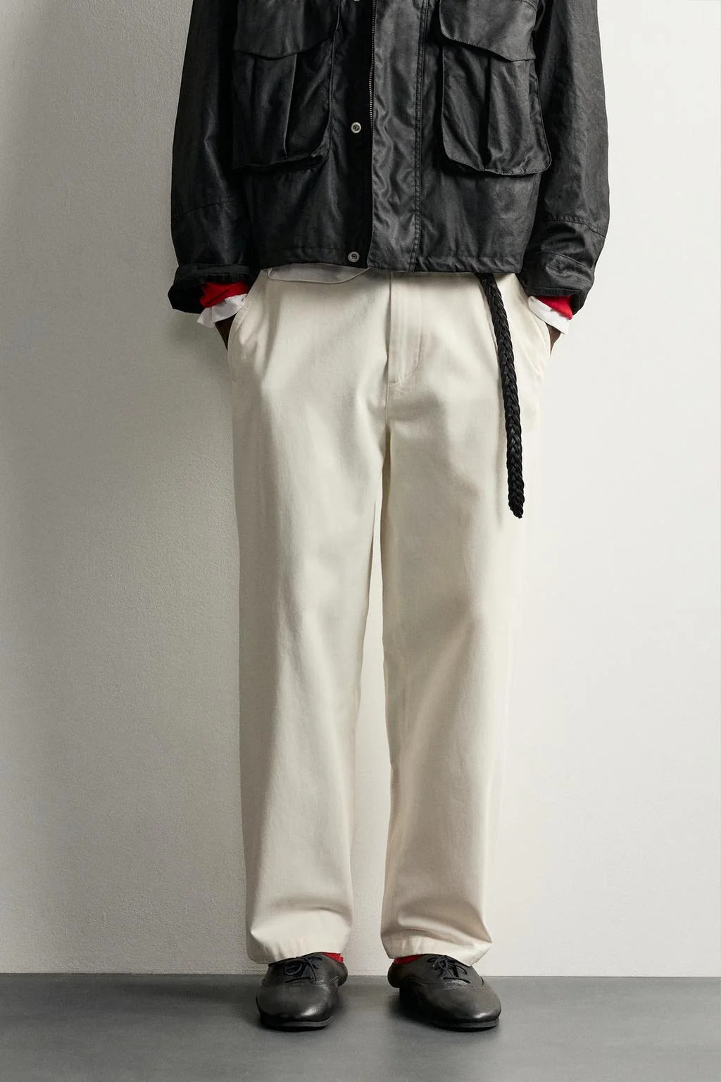 Aaron Levine x Zara чиносы прямого кроя