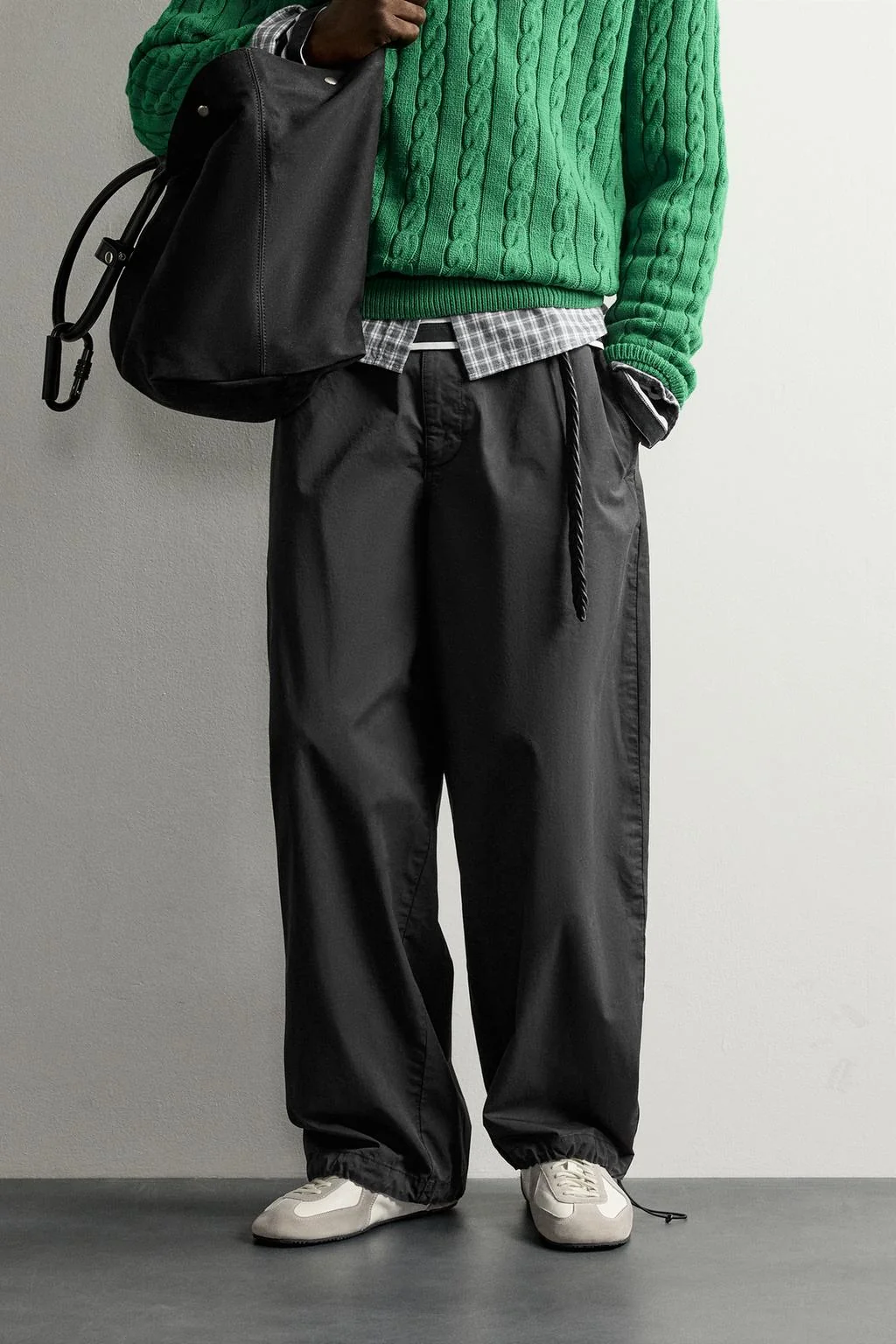 Aaron Levine x Zara свободные хлопковые брюки
