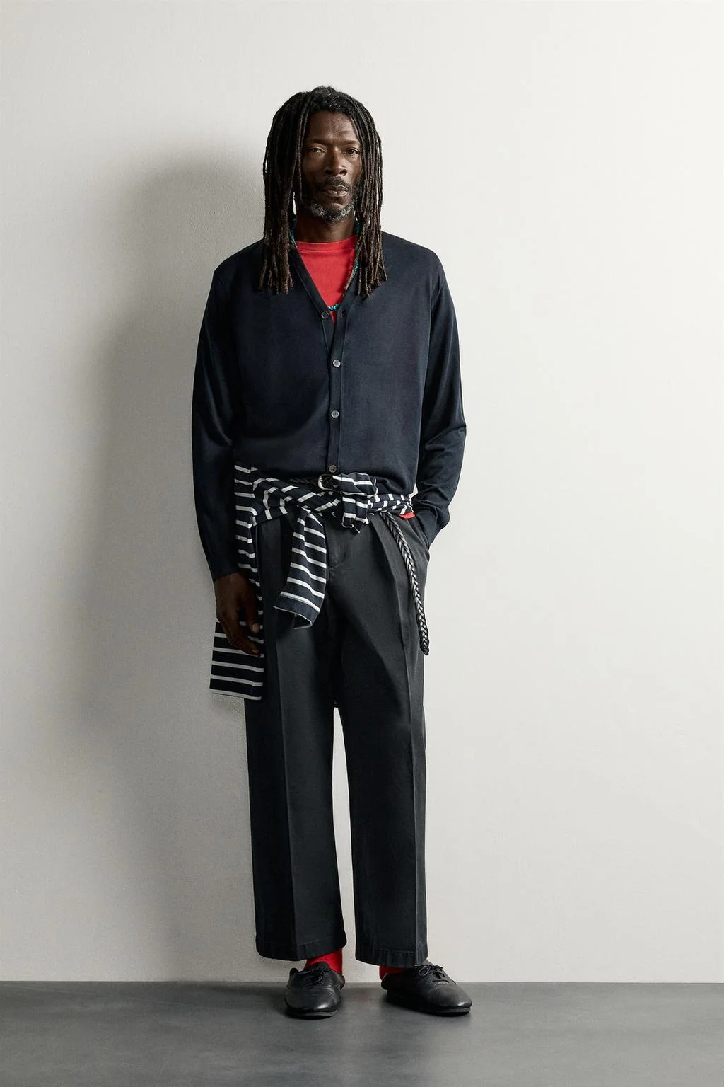 LIGHTWEIGHT 100% SILK CARDIGAN AARON LEVINE X ZARA