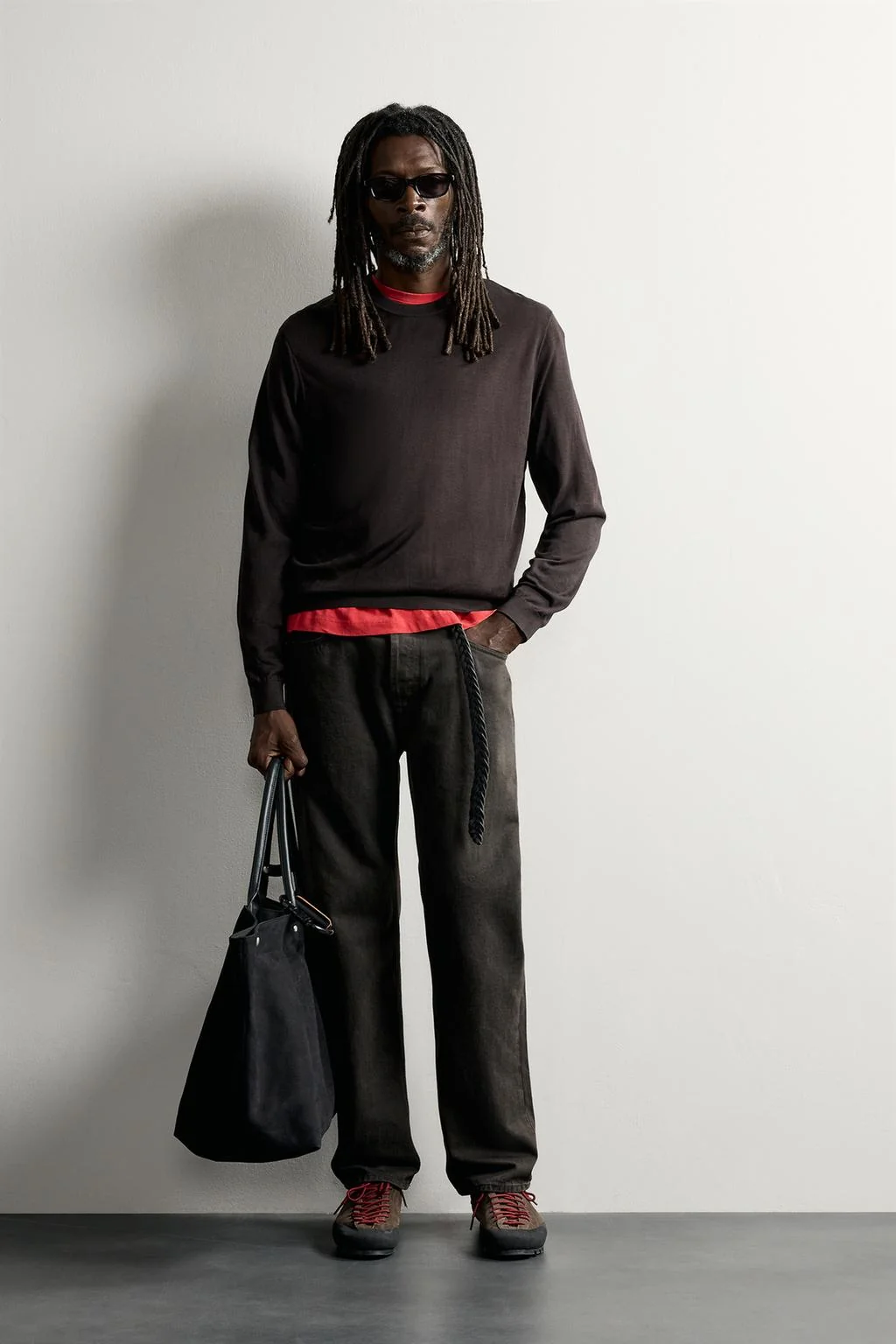 100% SILK LIGHTWEIGHT JUMPER AARON LEVINE X ZARA
