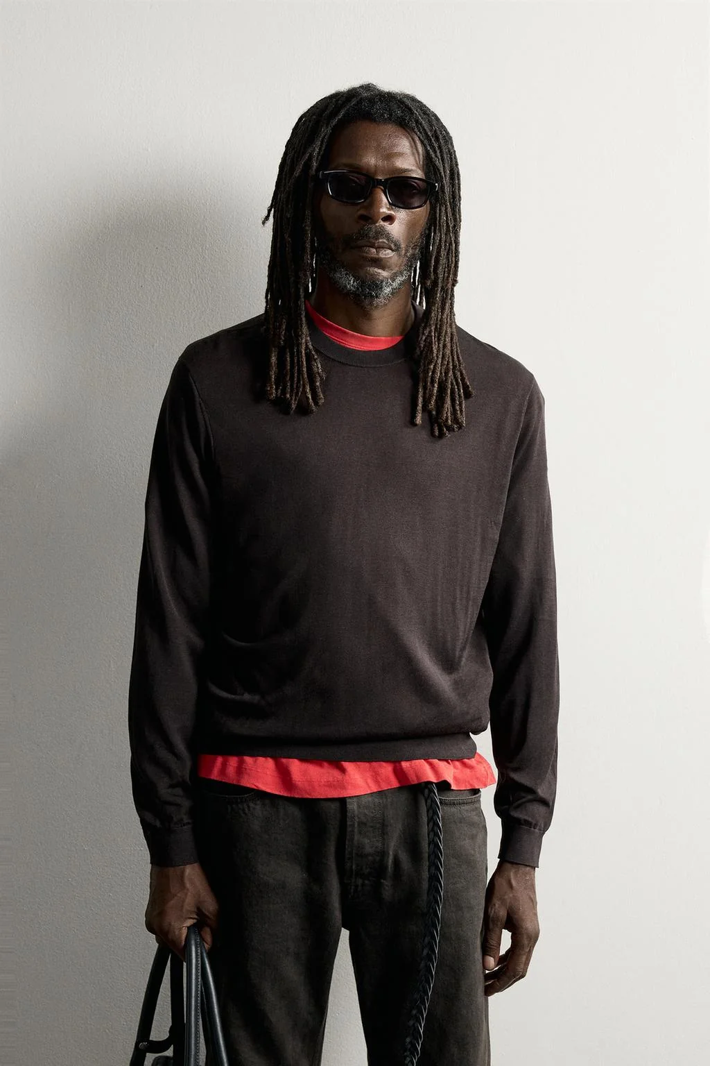 100% SILK LIGHTWEIGHT JUMPER AARON LEVINE X ZARA