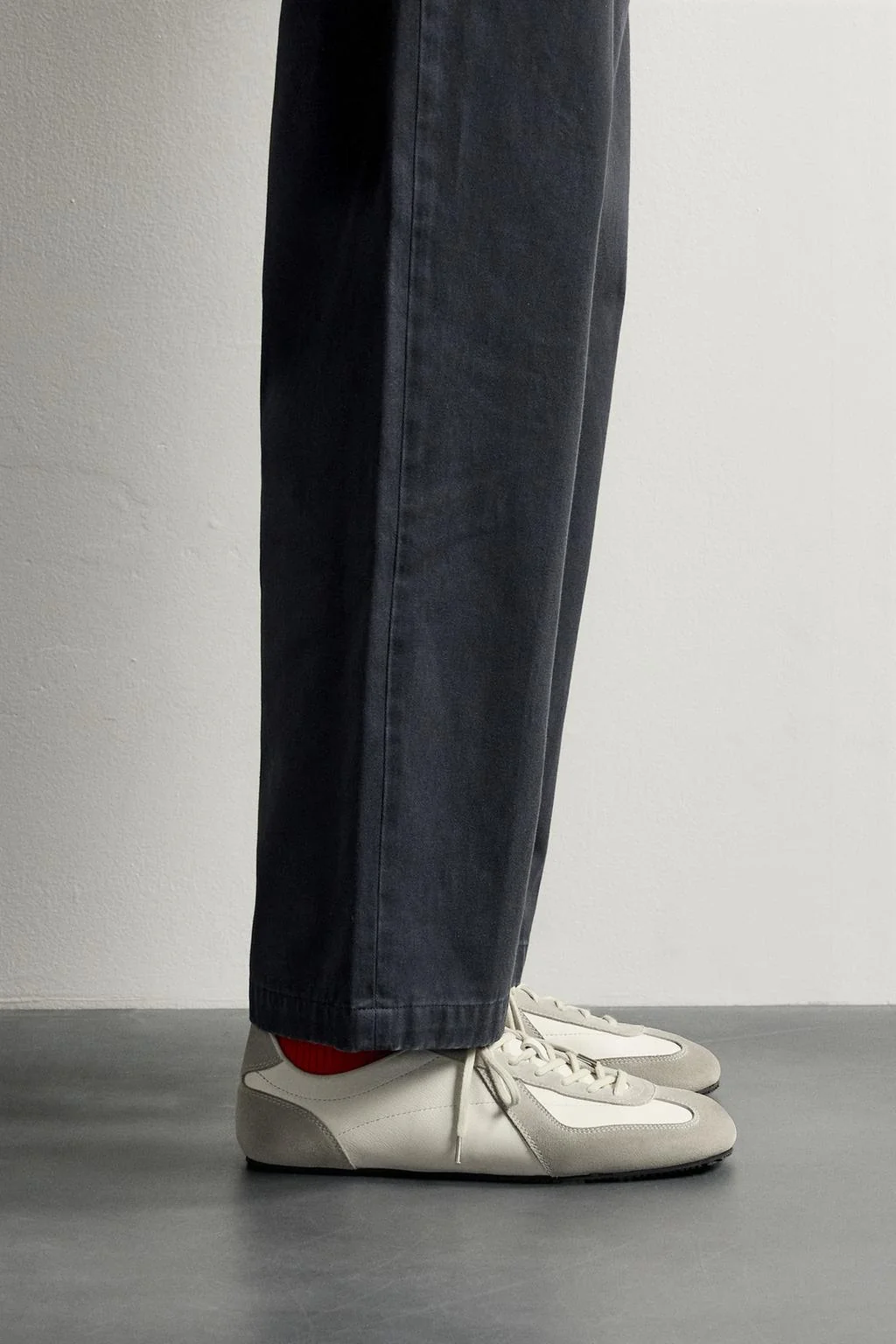 Кожаные кеды Aaron Levine x ZARA