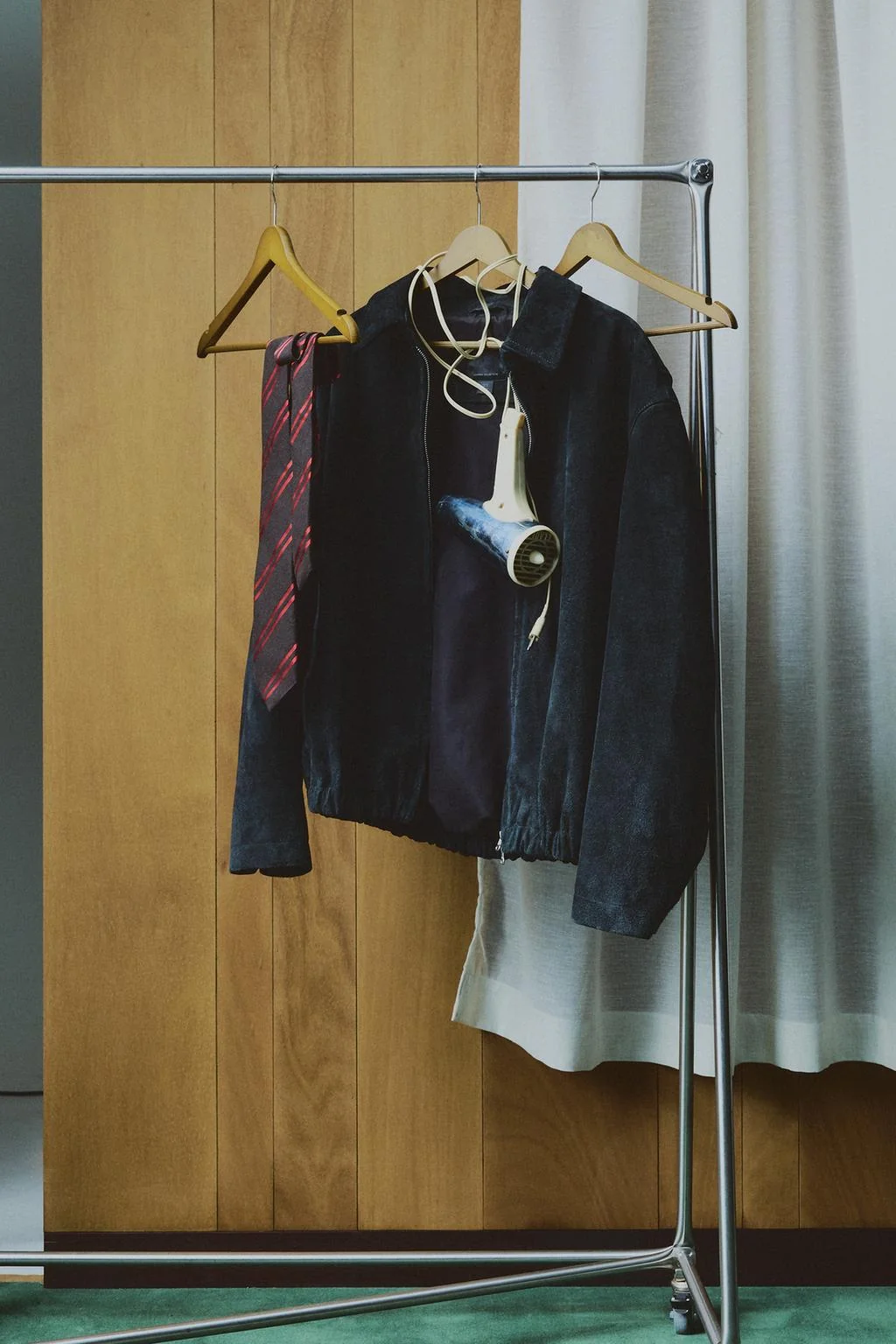 AARON LEVINE X ZARA SPLIT SUEDE LEATHER JACKET