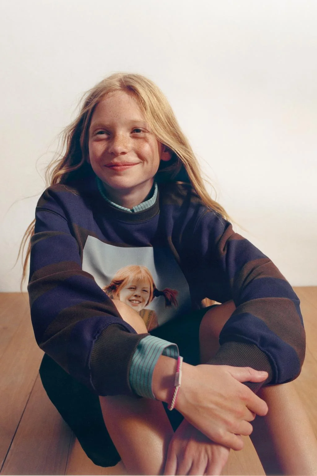 Свитшот с полосками Pippi Longstocking © Astrid Lindgren Company