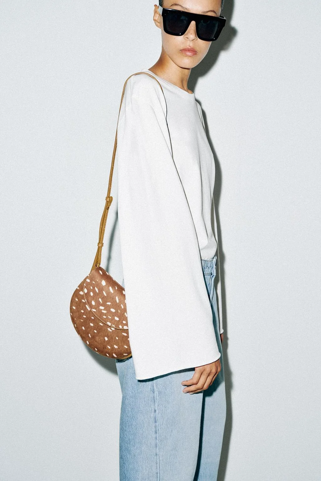 ANIMAL PRINT CROSSBODY BAG