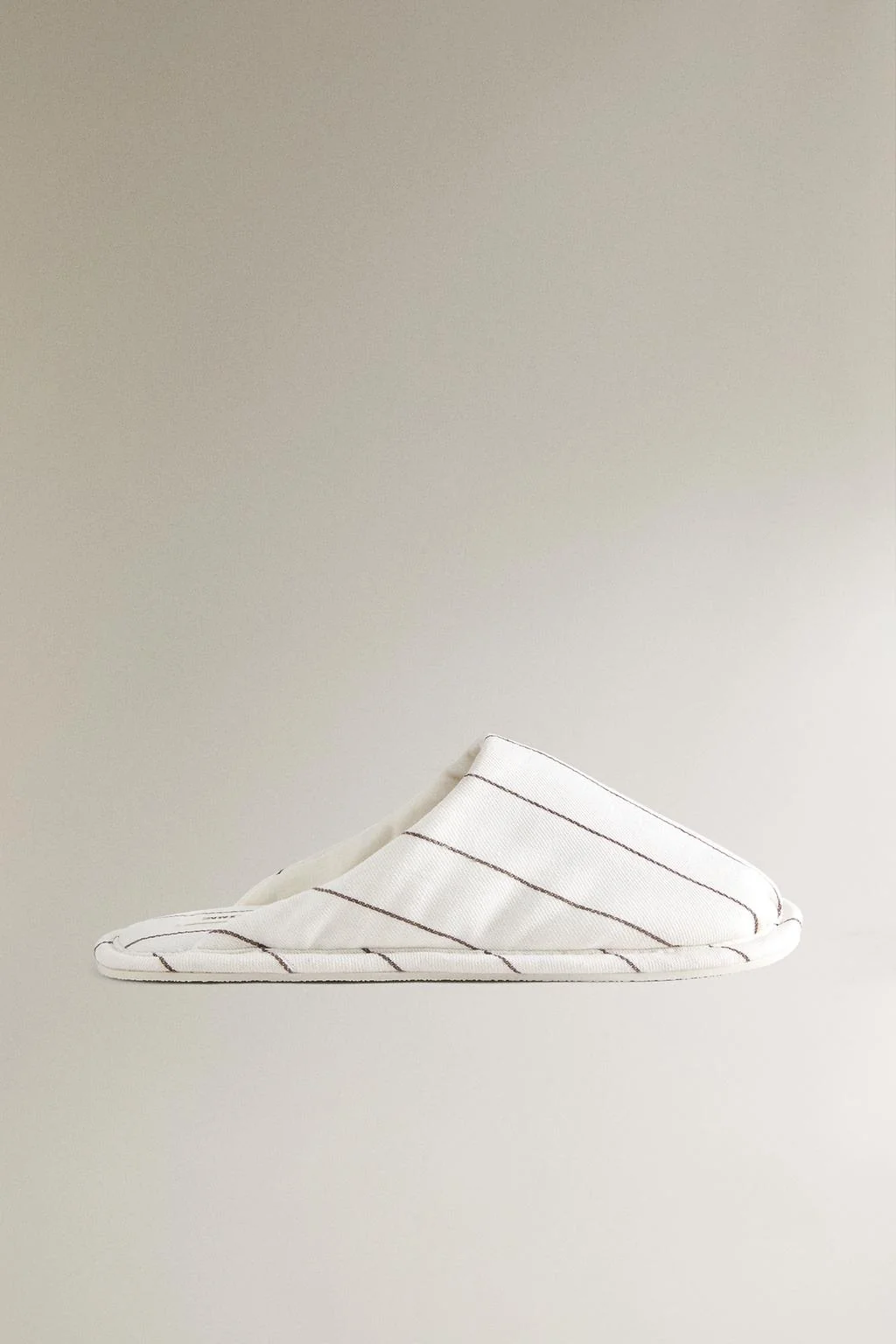 Мюли тапочки в полоску