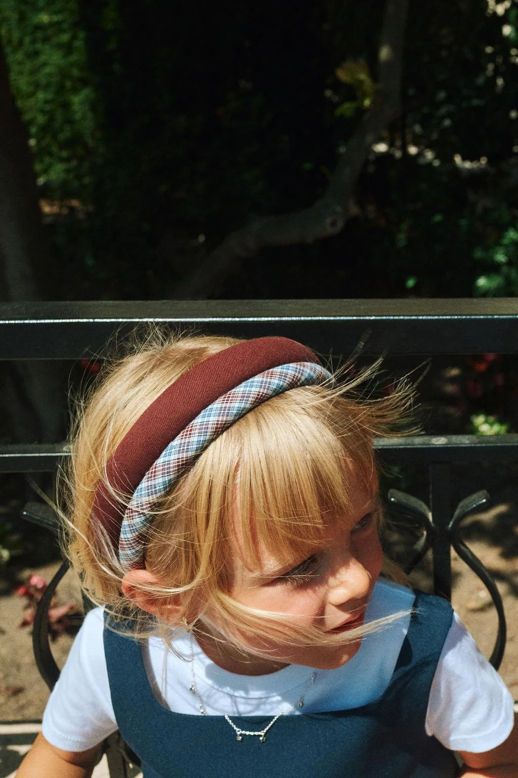 2-PACK OF CHECK AND PLAIN HEADBANDS