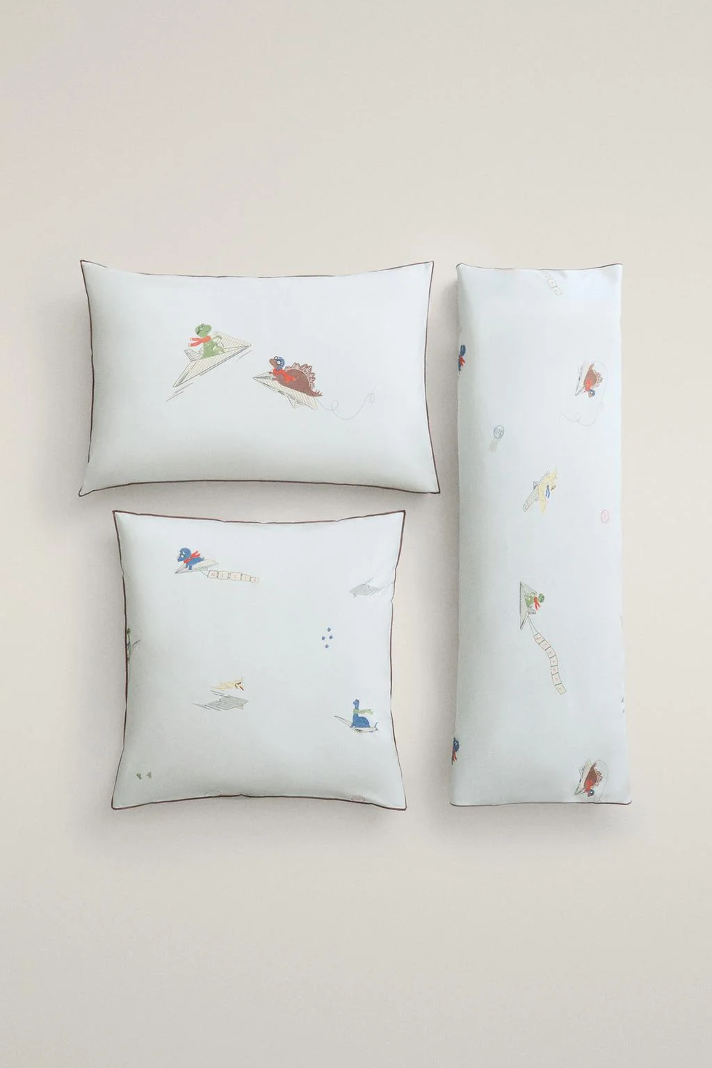KIDS' DINOSAUR PILLOWCASE