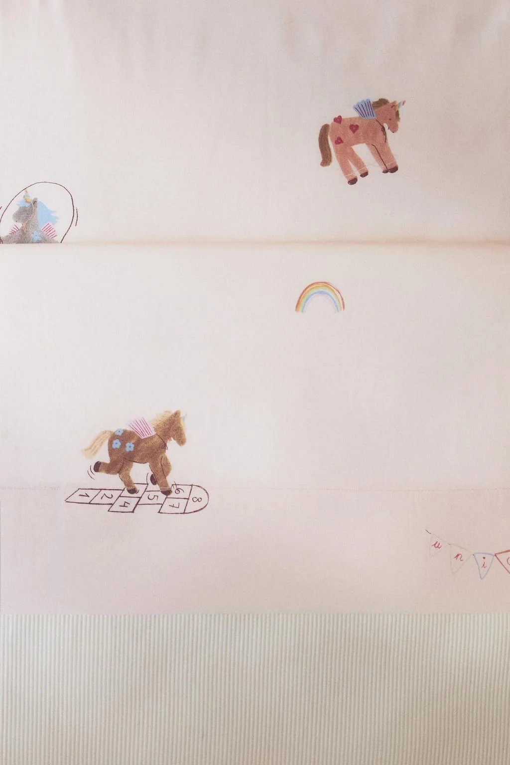 KIDS' UNICORN FLAT SHEET