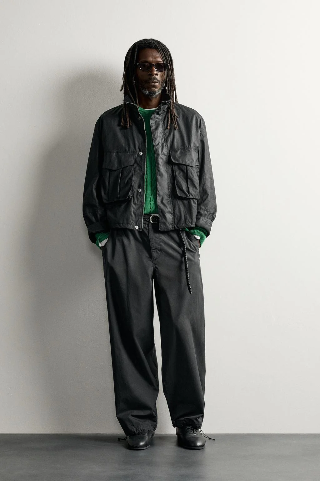 Куртка с эффектом воска Aaron Levine x Zara