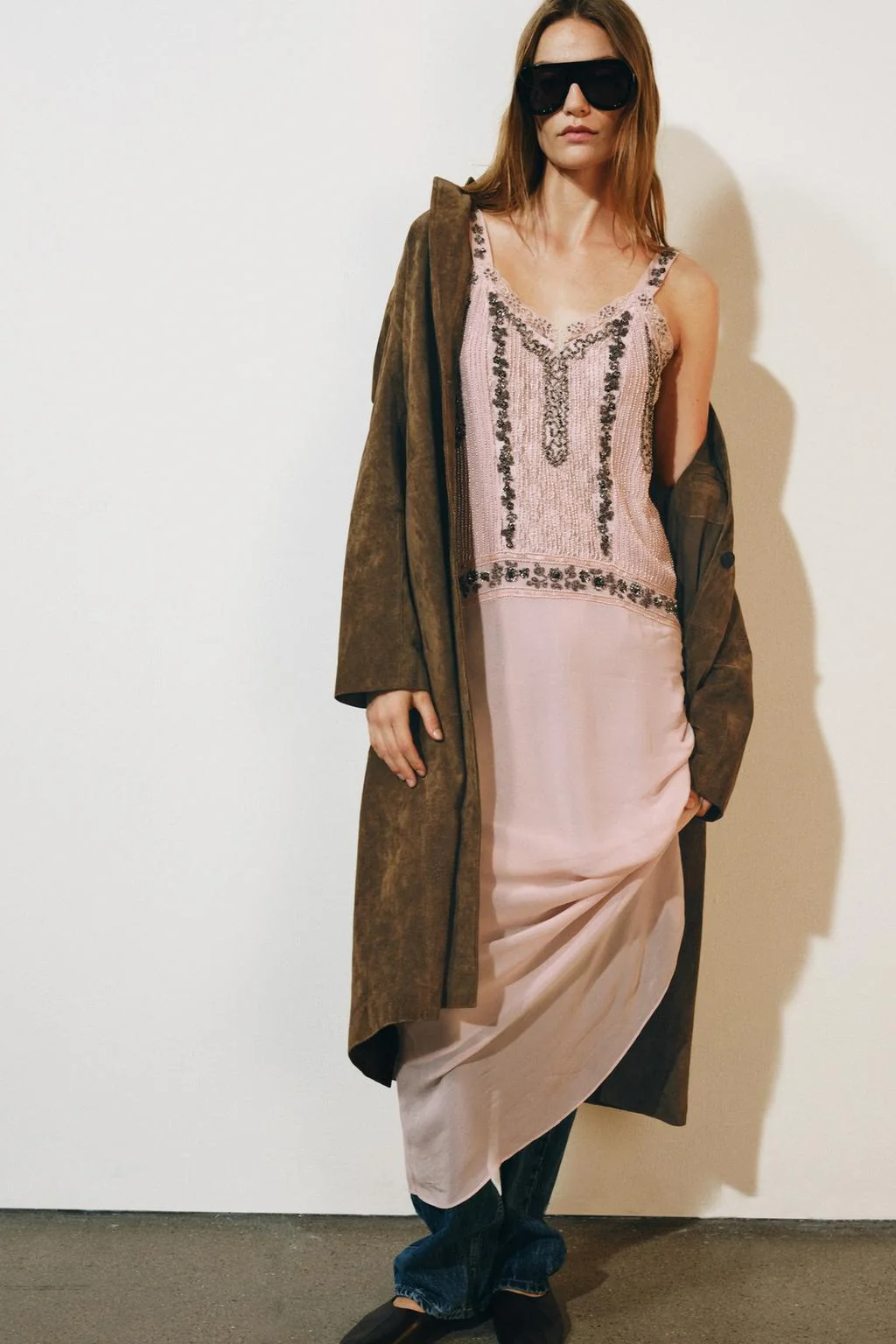ZW COLLECTION платье со стразами
