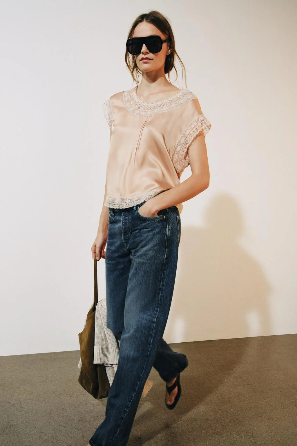 Топ в стиле белья из коллекции ZW COLLECTION