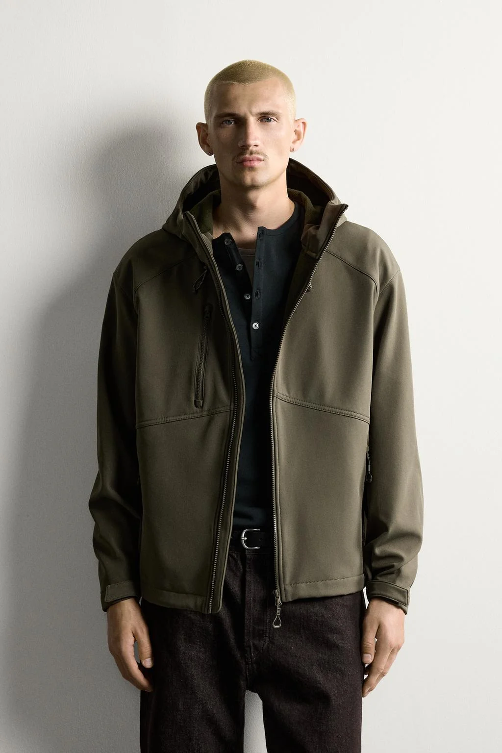 TECHNICAL FLEECE-LINED JACKET