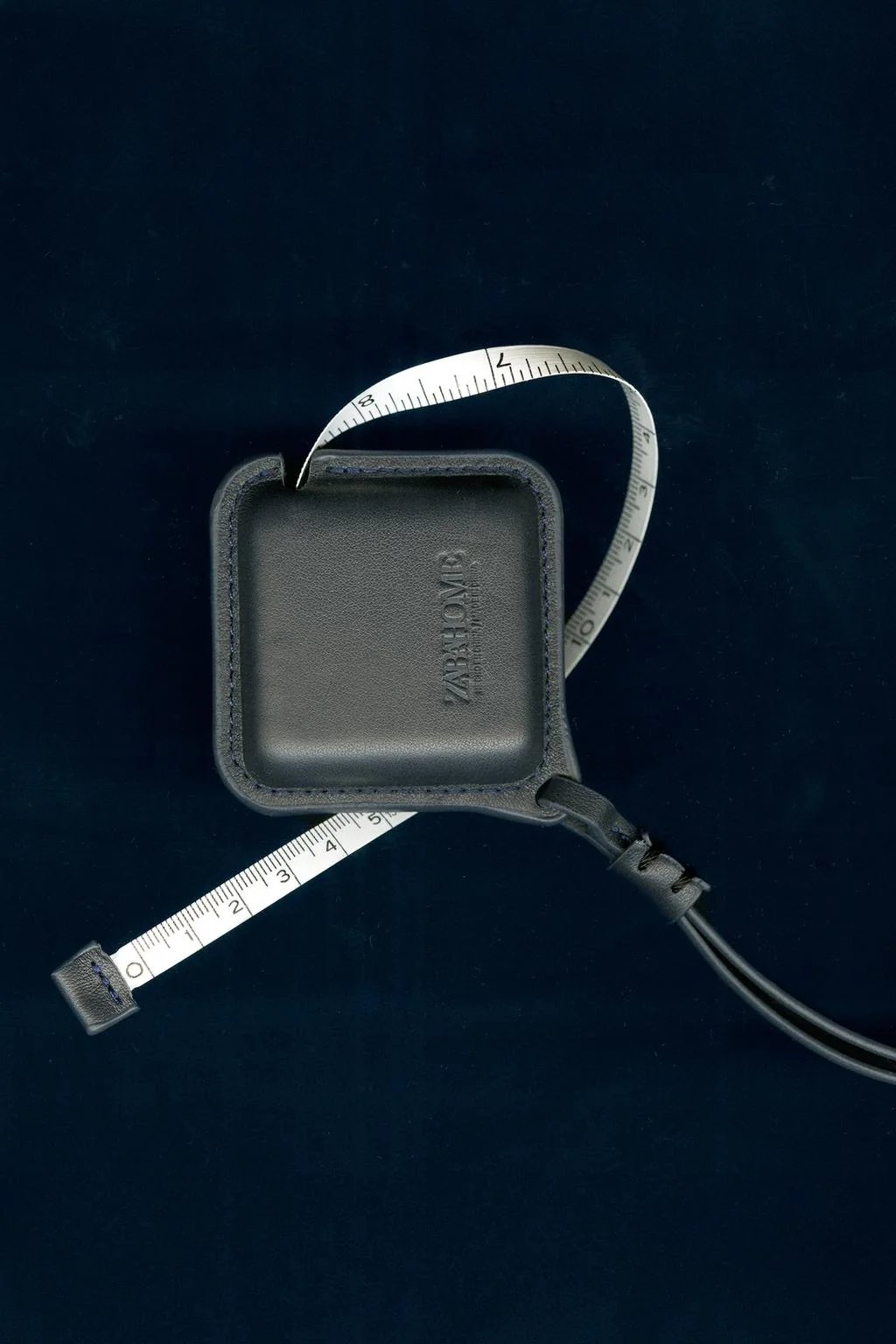 BLUE LEATHER MEASURING TAPE