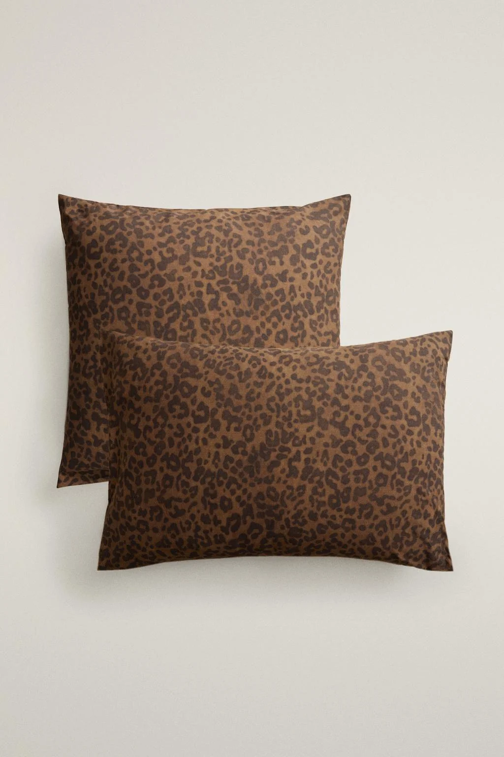 LEOPARD PRINT PERCALE PILLOWCASE (200 THREAD COUNT)