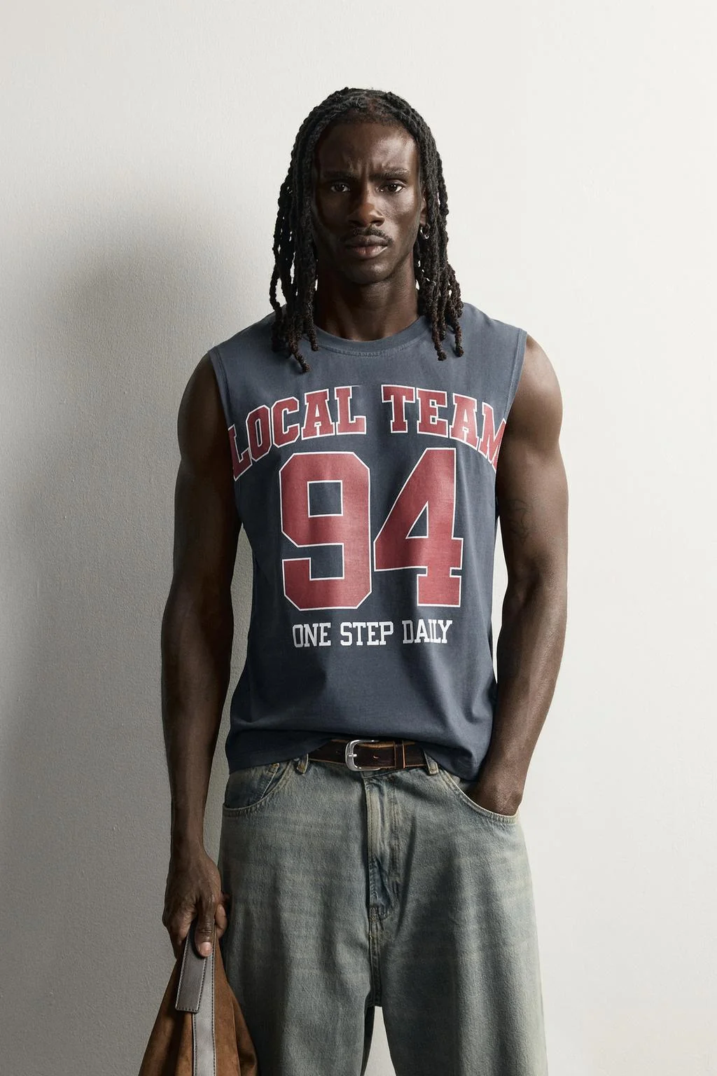 RELAXED FIT CONTRAST GRAPHIC TANK