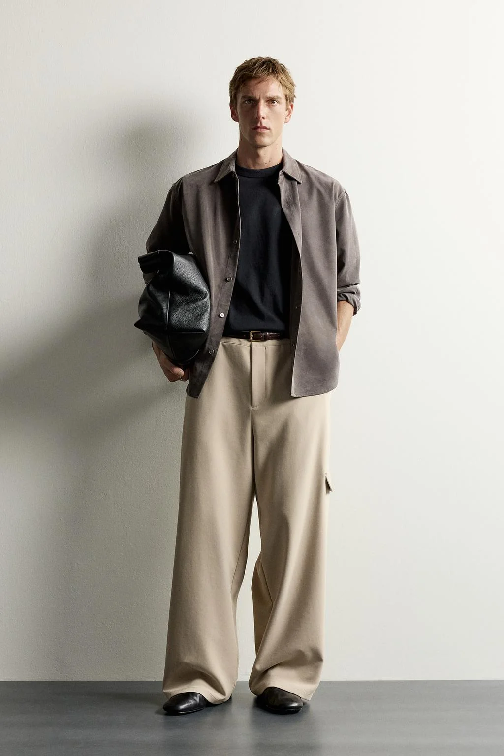 Брюки relaxed fit cargo
