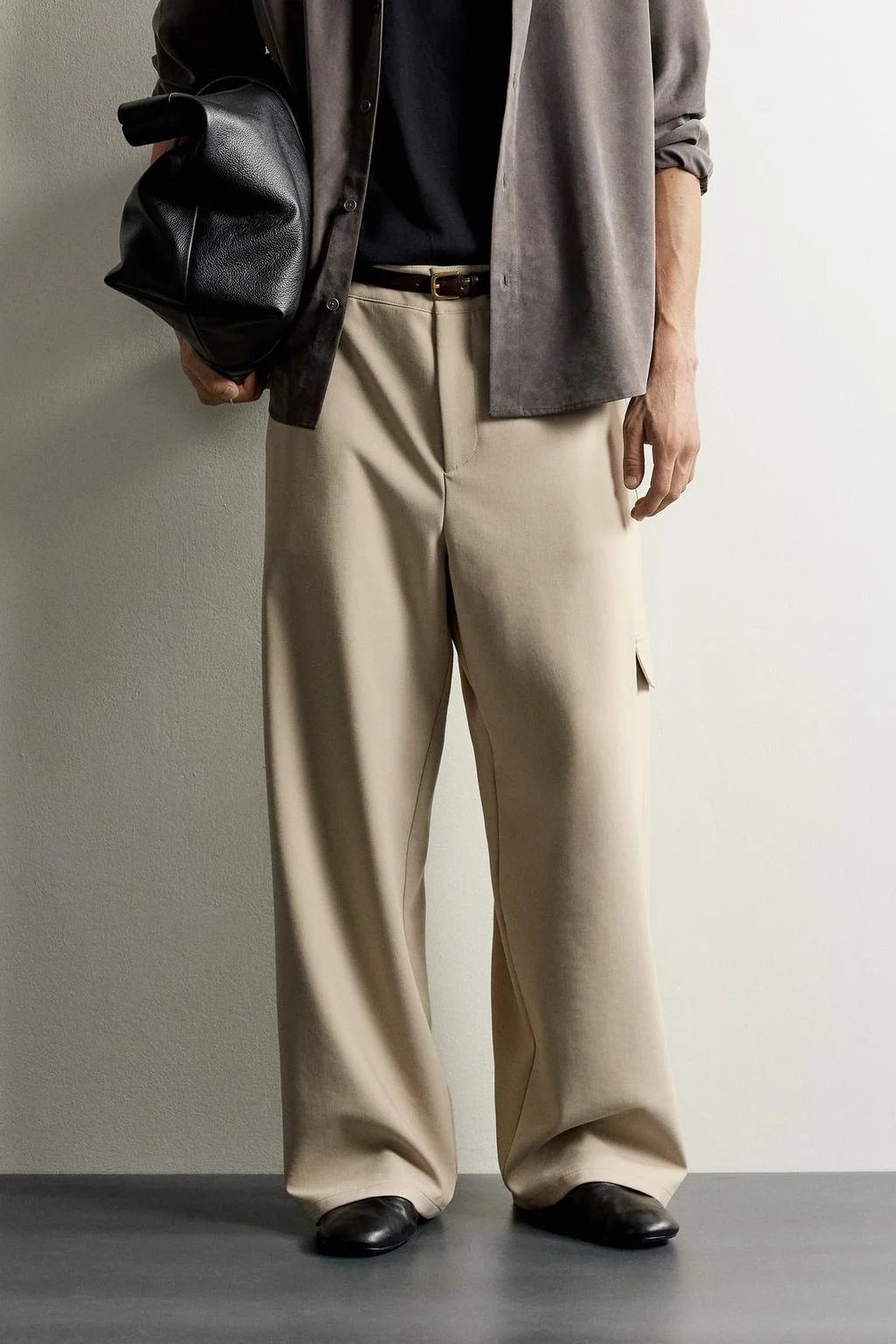 Брюки relaxed fit cargo