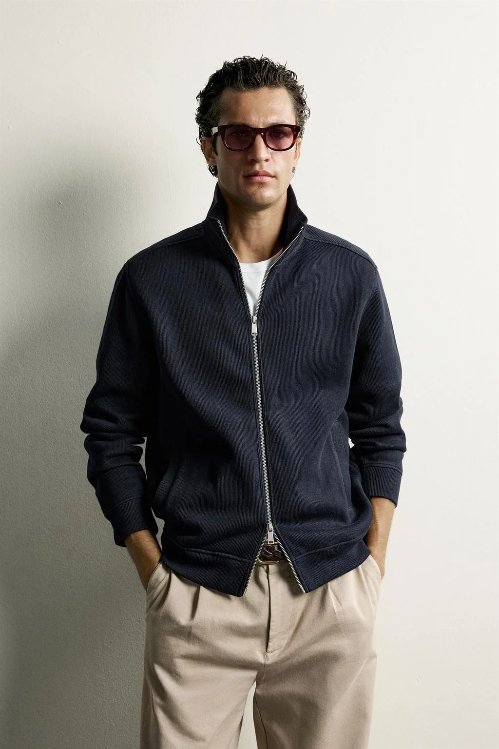 REGULAR FIT ZIP-UP JACKET