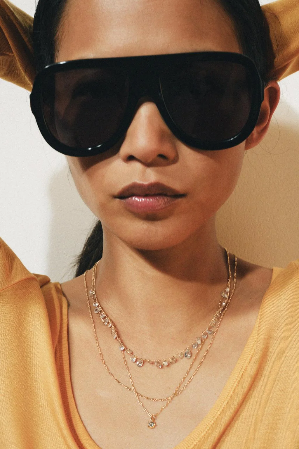 PACK OF 3 FINE RHINESTONE NECKLACES