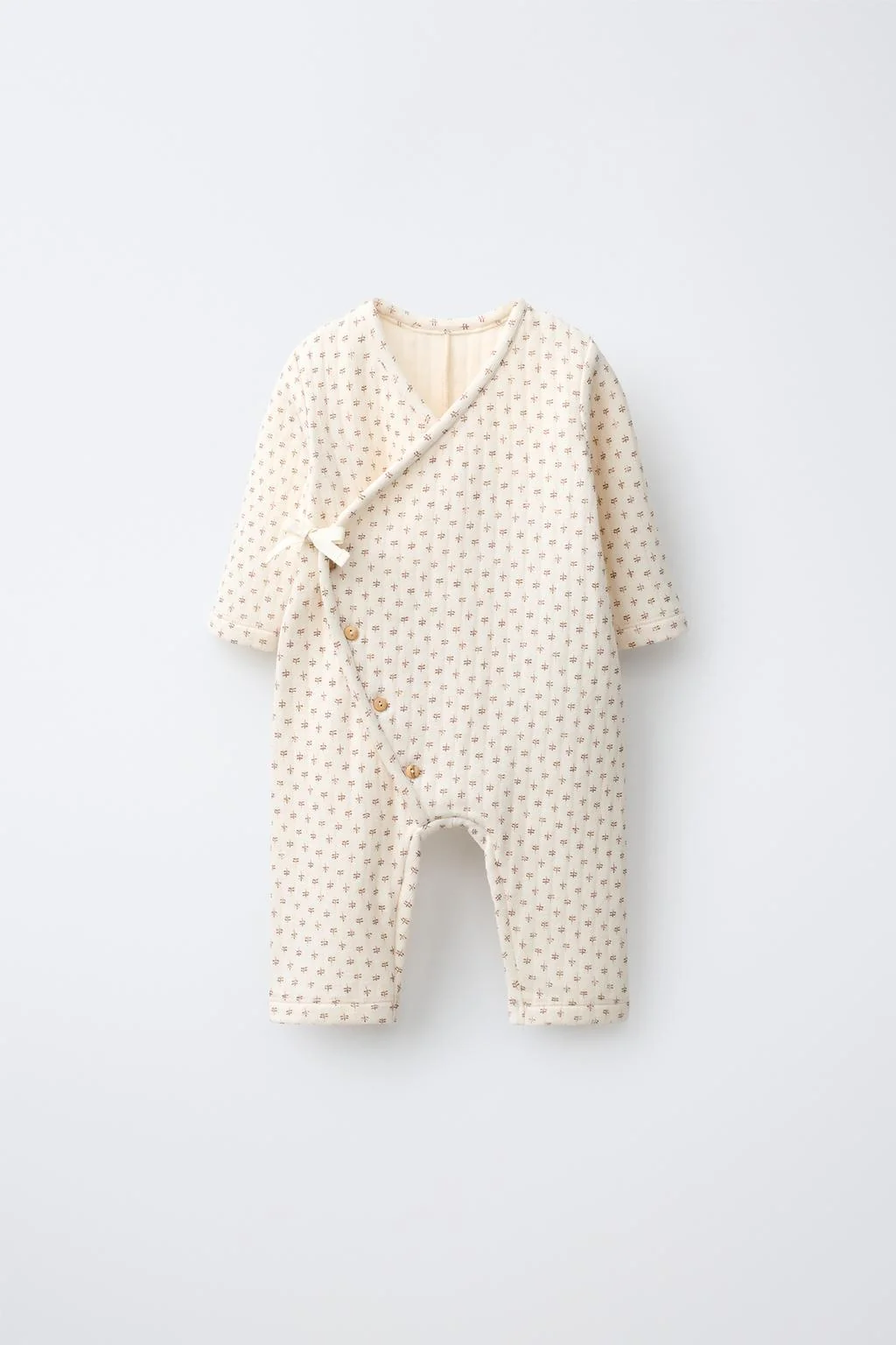 TWIG PRINT ONE-PIECE SUIT