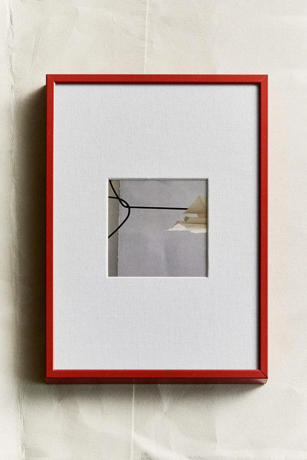 Узкая металлическая фоторамка