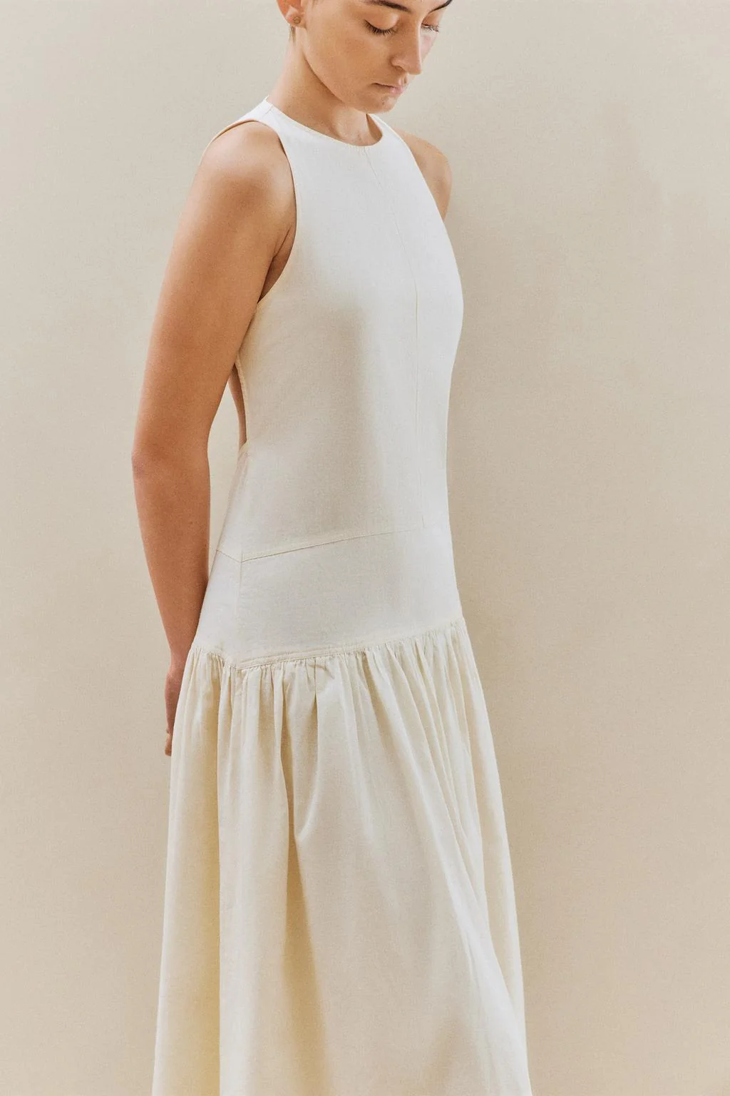 Длинное пляжное платье