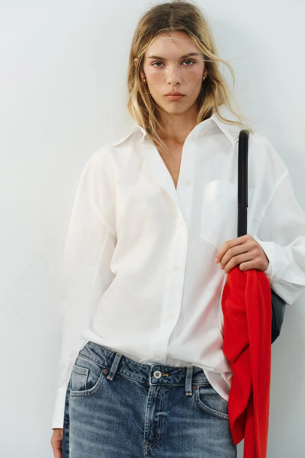 STRIPED OVERSIZE SHIRT WITH POCKET