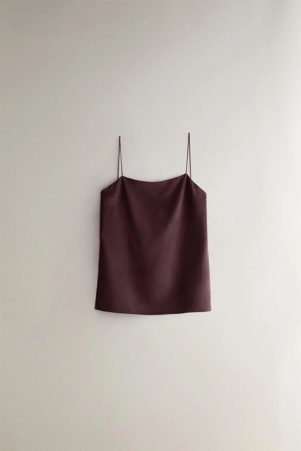 Шелковый топ на бретельках Mulberry