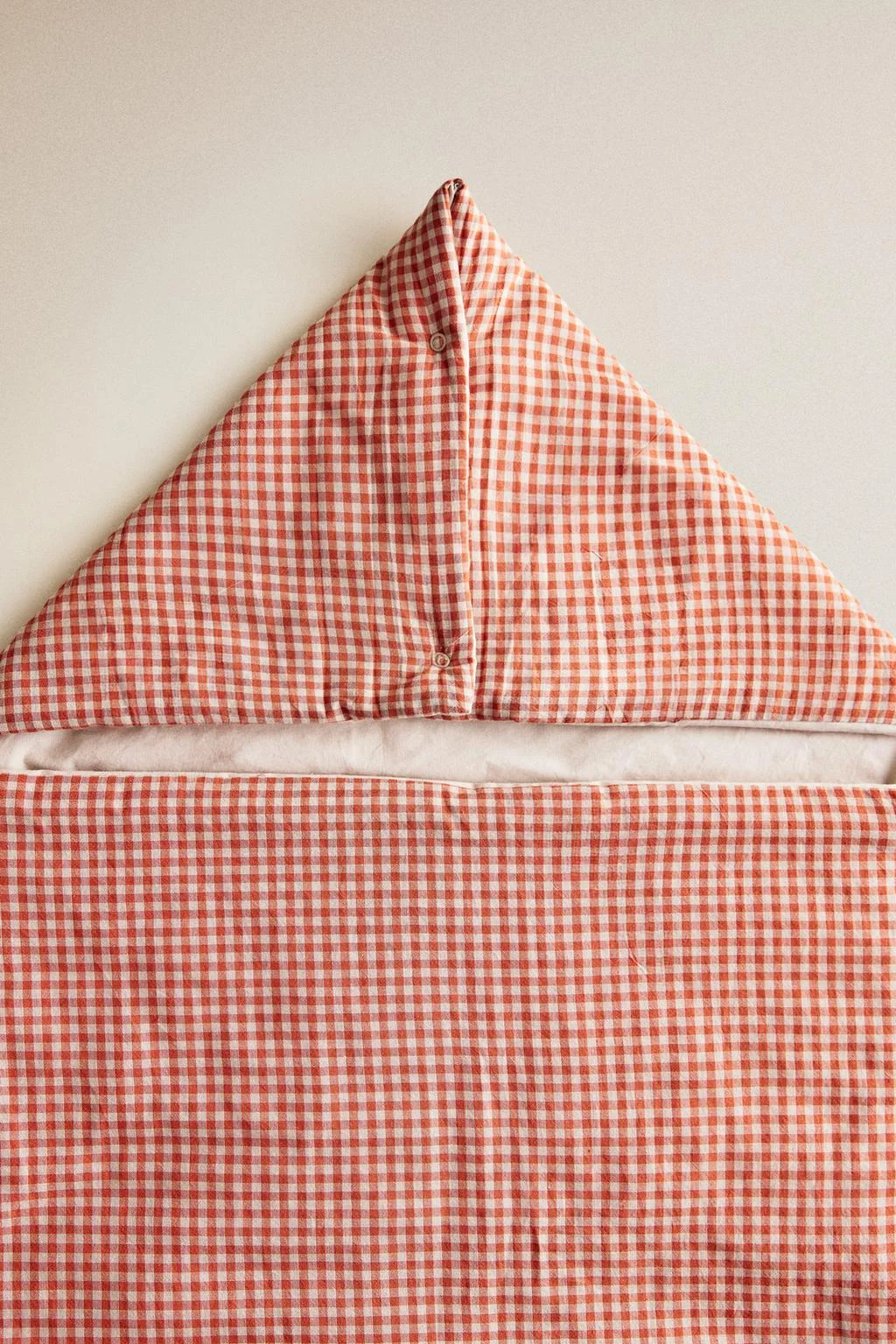 Хлопковая переноска для младенца в клетку Gingham