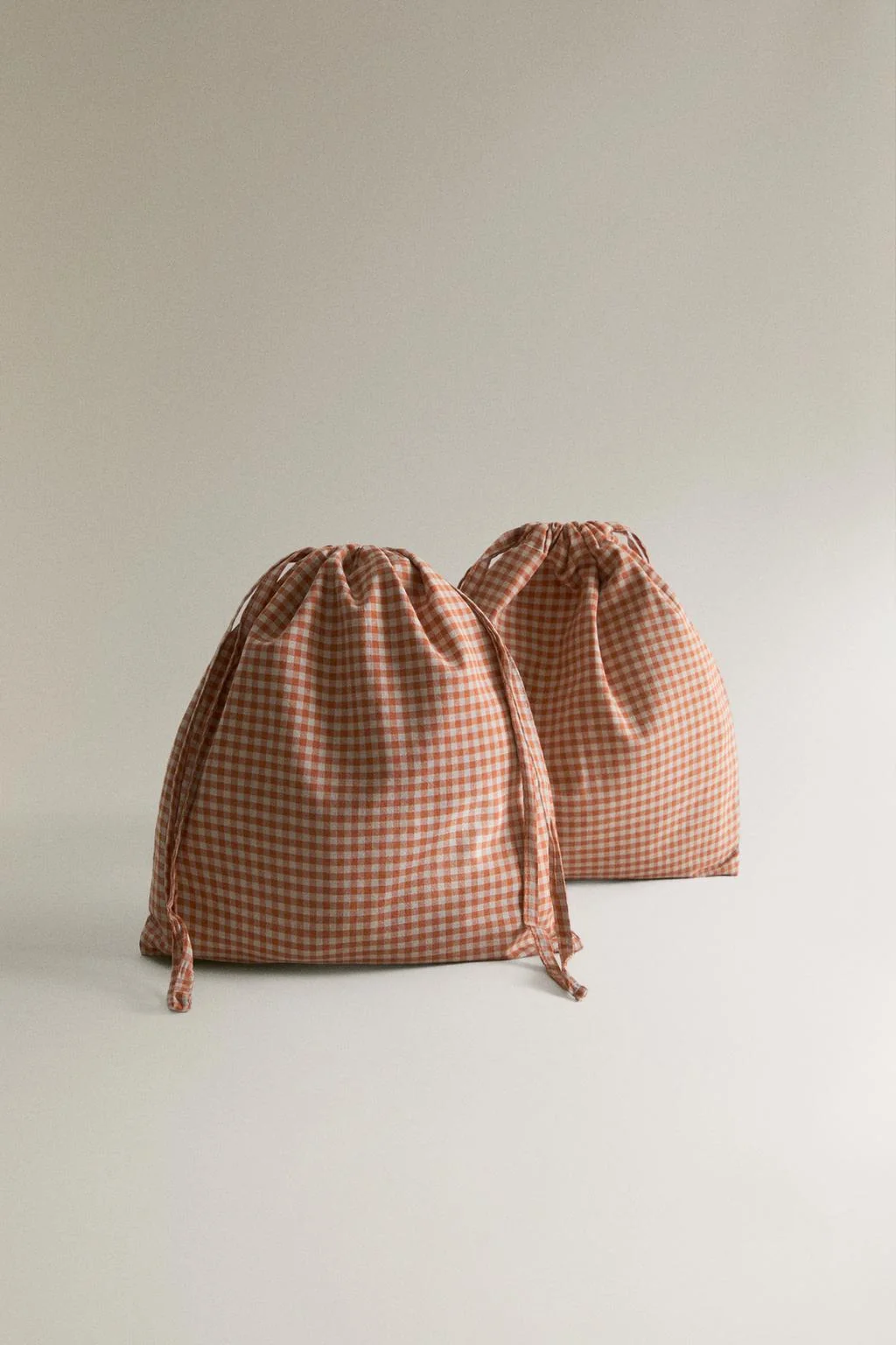VICHY COTTON BABY BAGS (PACK OF 2)