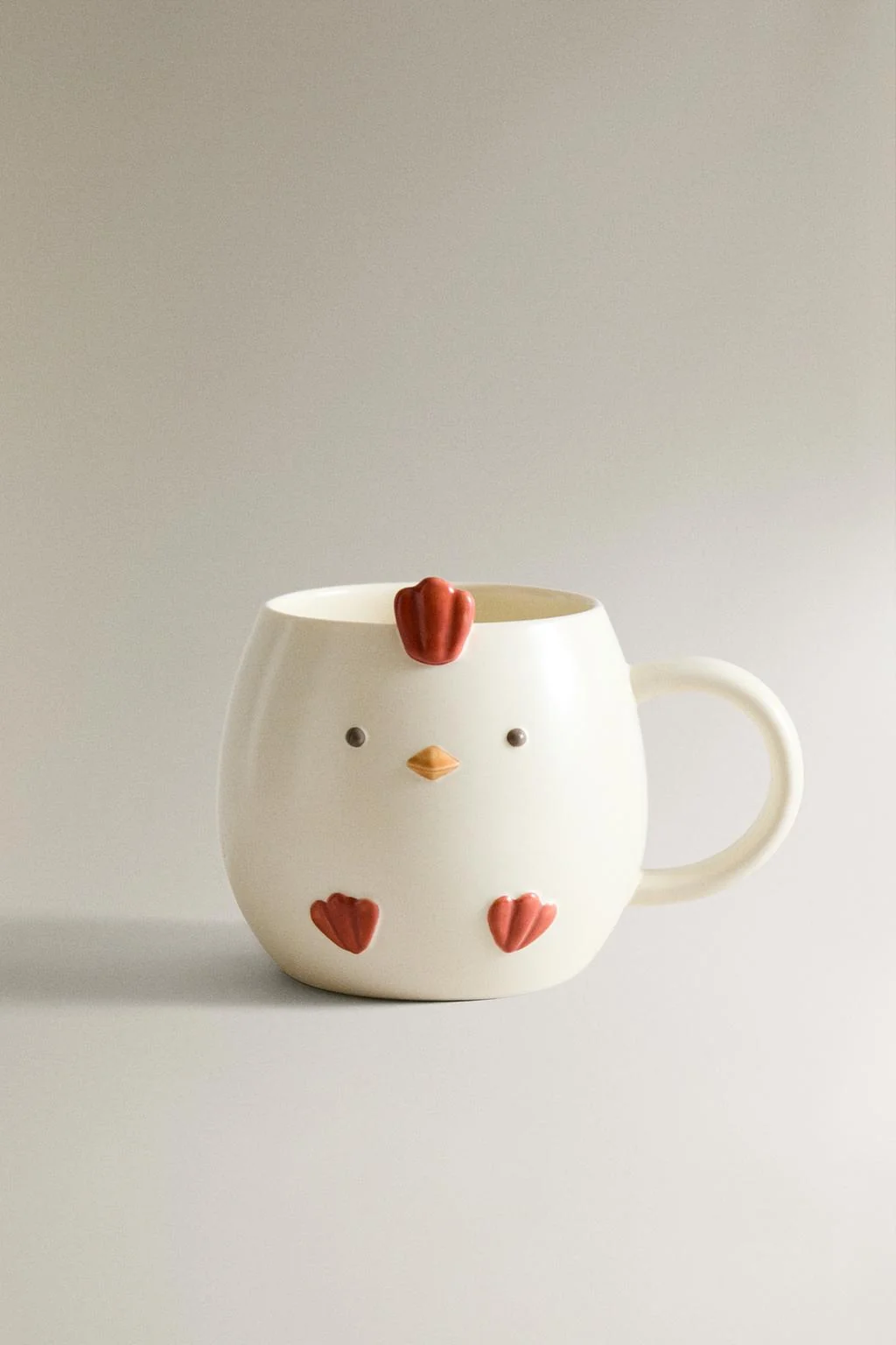 Детская фарфоровая кружка с курочкой — Чашки