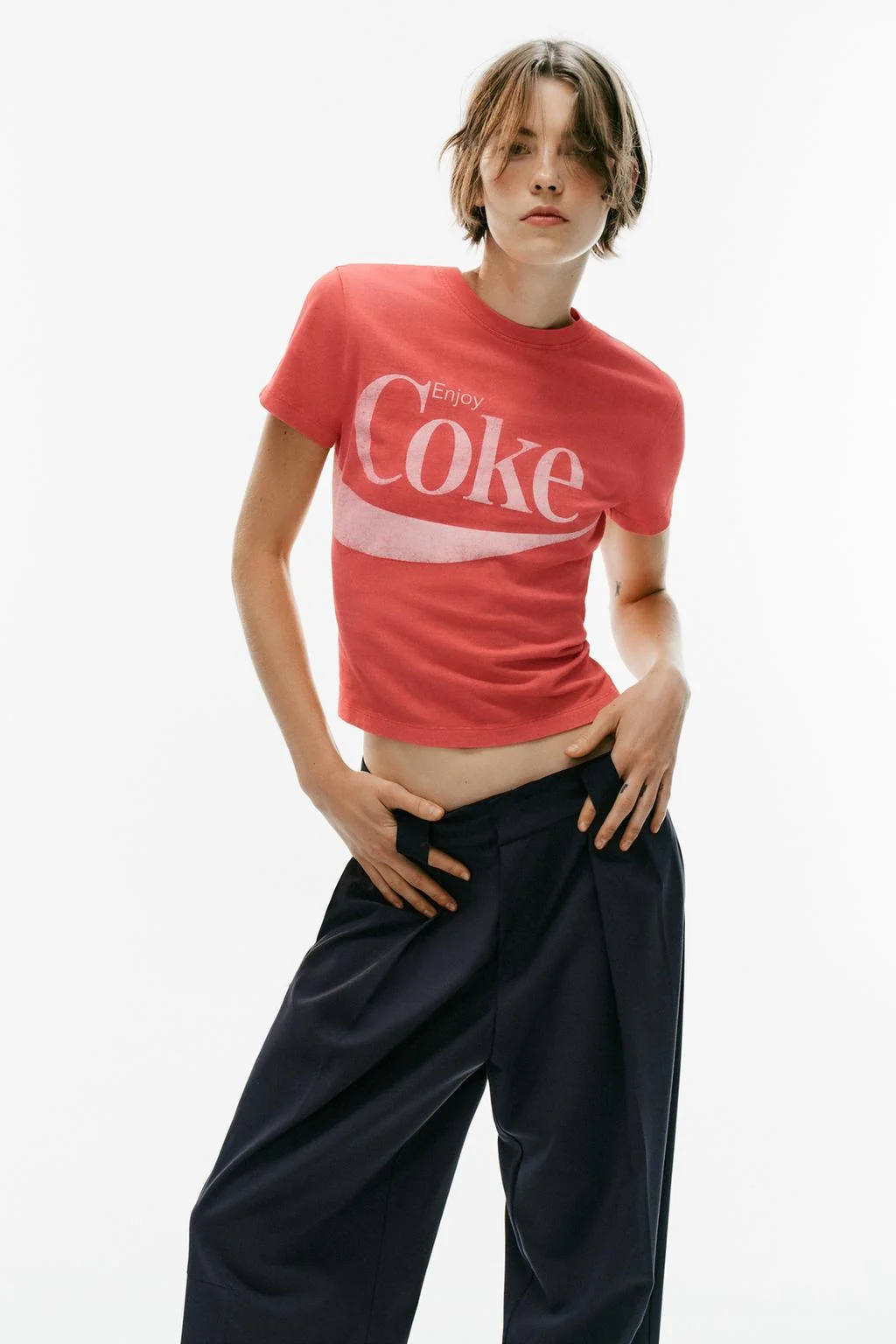 Футболка с эффектом выцветания Coca-Cola®