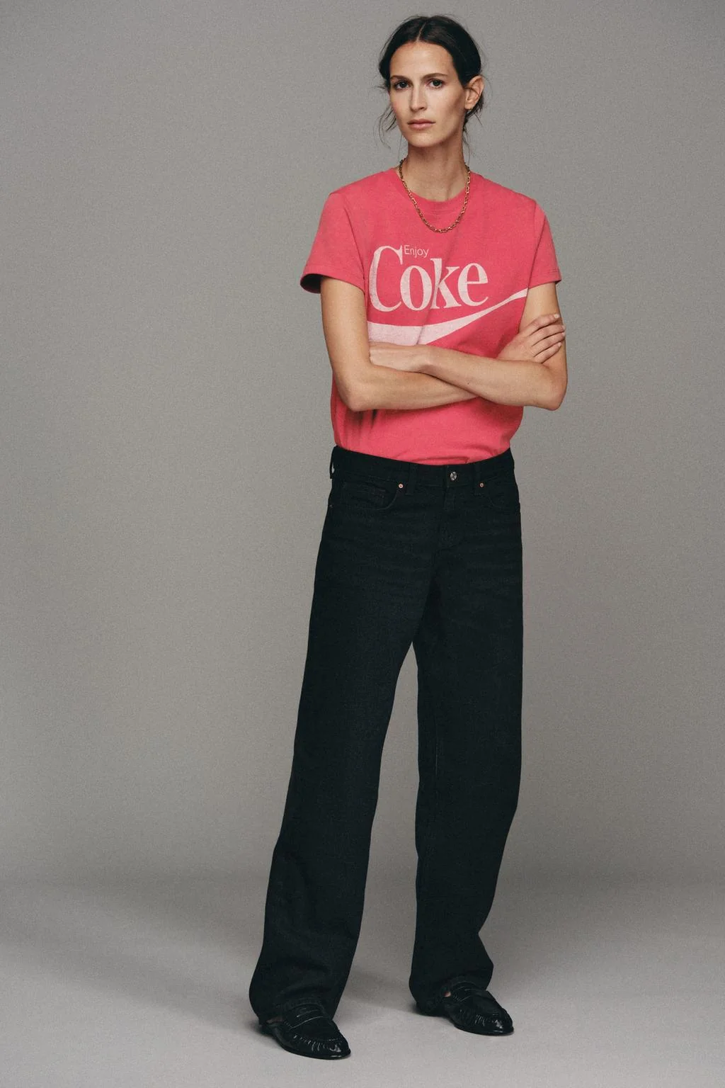 Футболка с эффектом выцветания Coca-Cola®